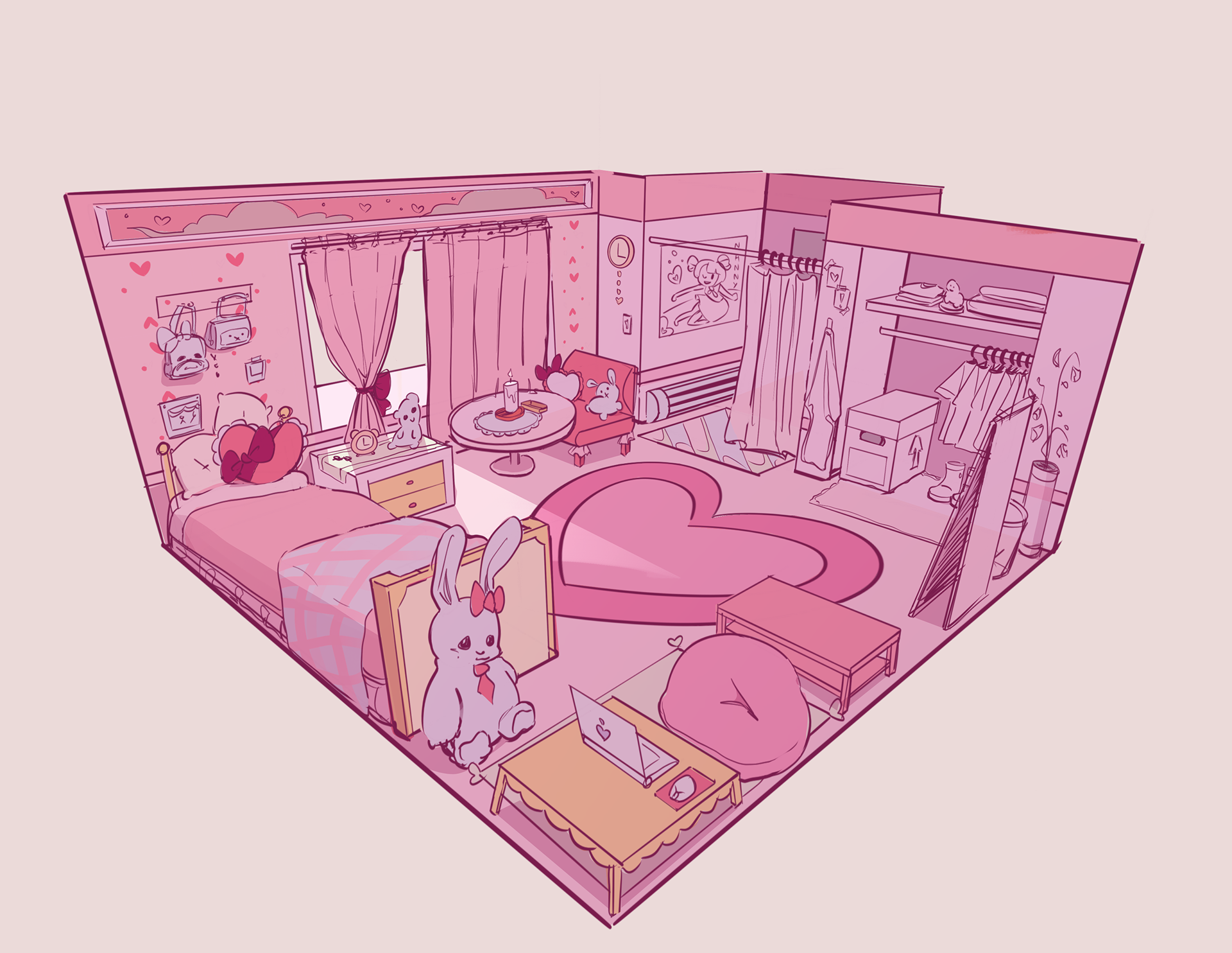 Bunny's Room (Skull Bunny! Concept)