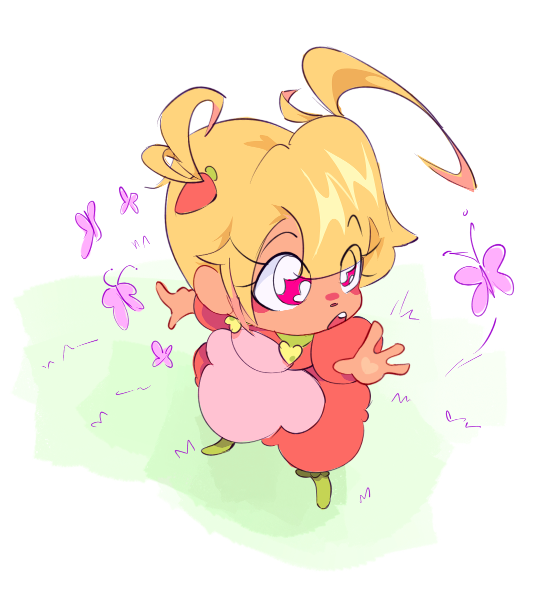 Bunny Anemone... as a toddler!