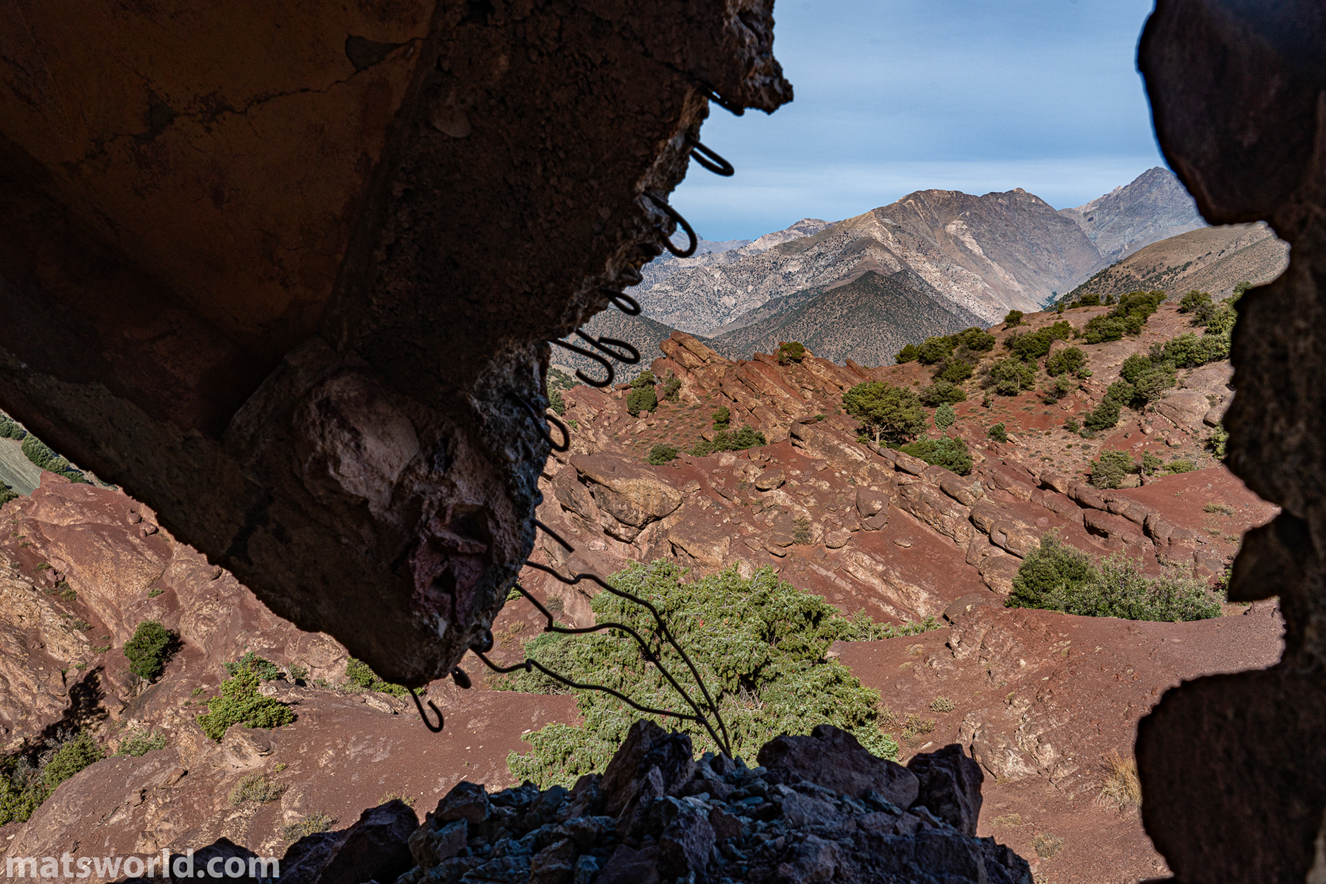 Mountain hut on Tizi n'Test