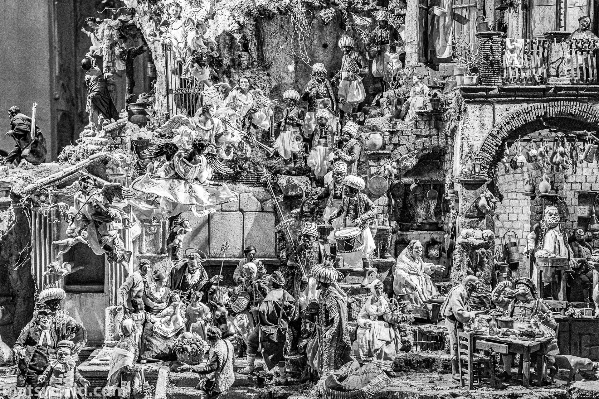 una passegiata per Napoli - i presepi