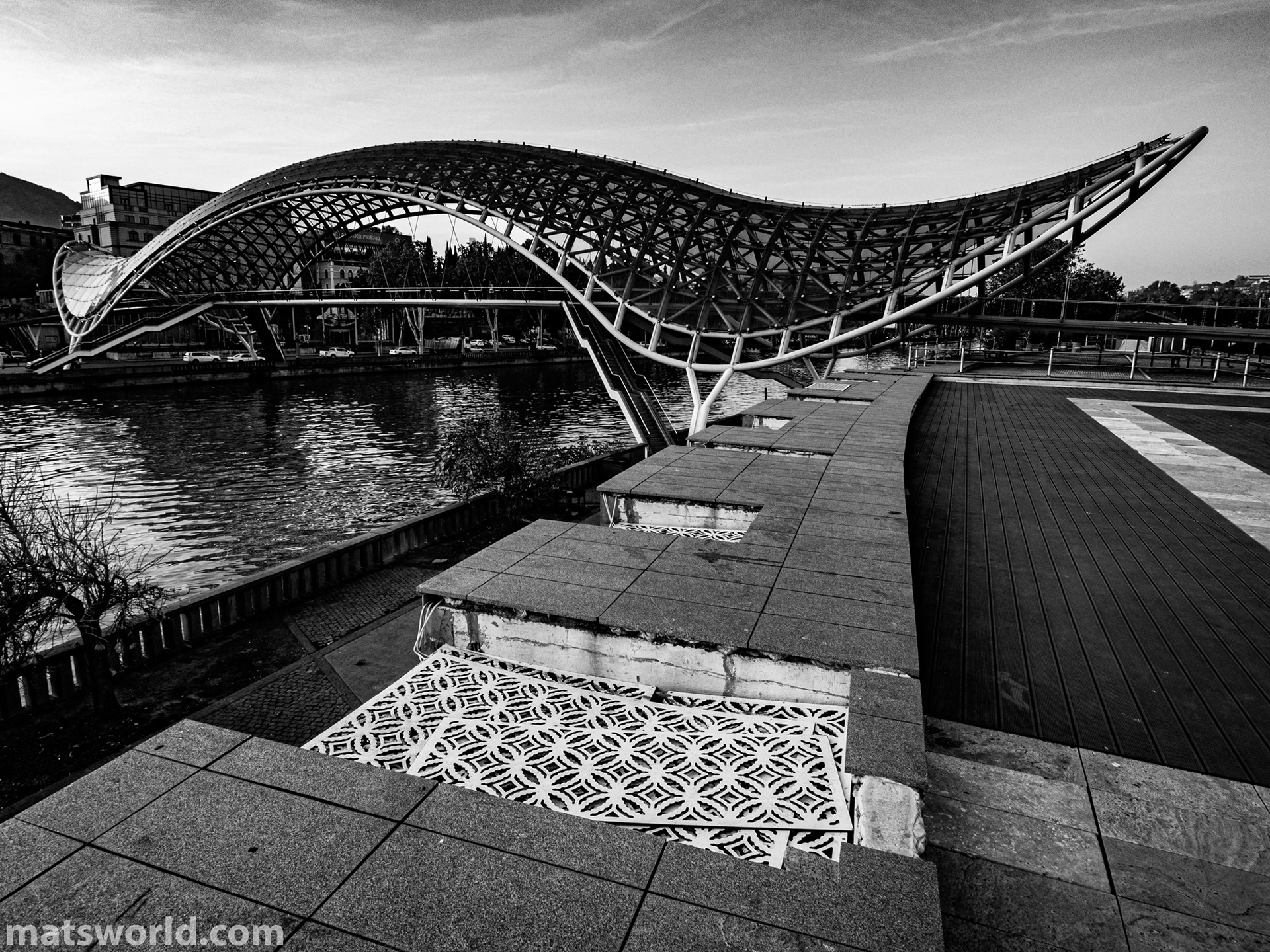 Georgia - Bridge of peace in Tbilisi