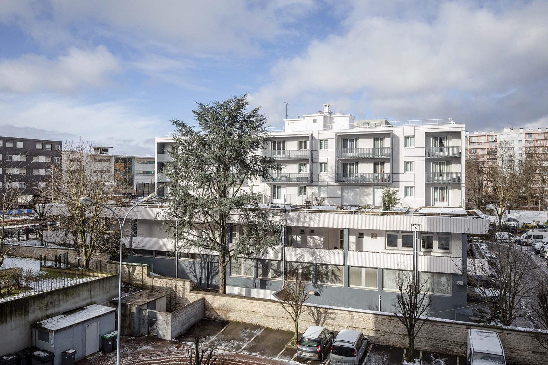 La façade Est