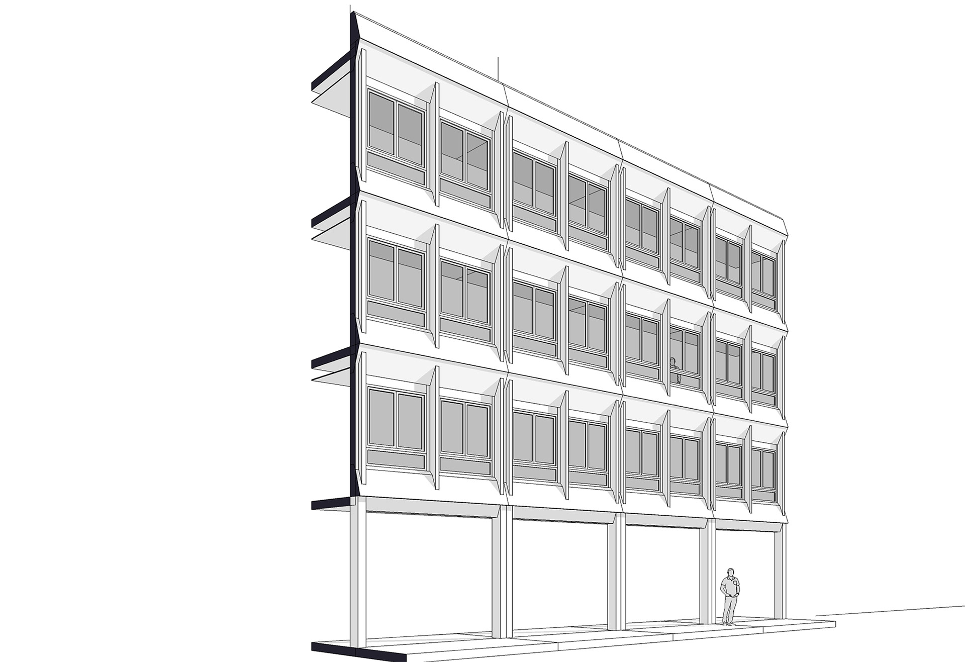 Collège Doucet de Nanterre - Avant