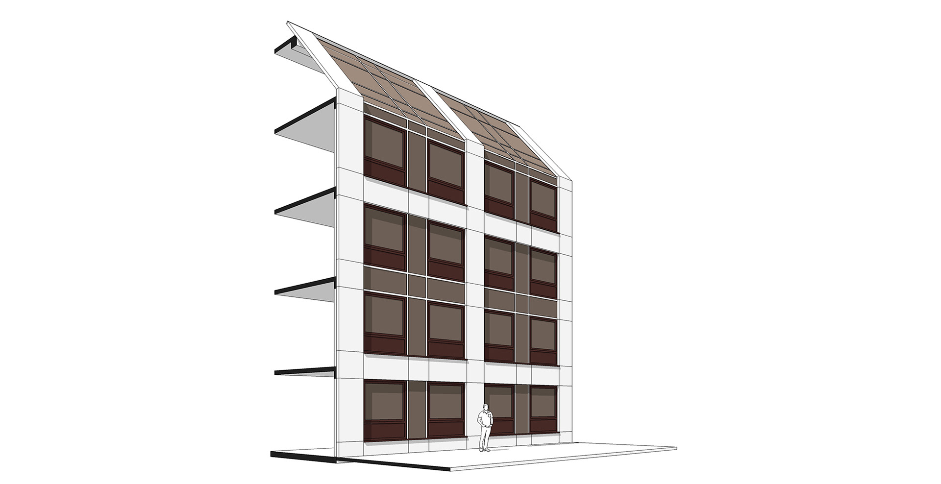 Principe de façade avant travaux