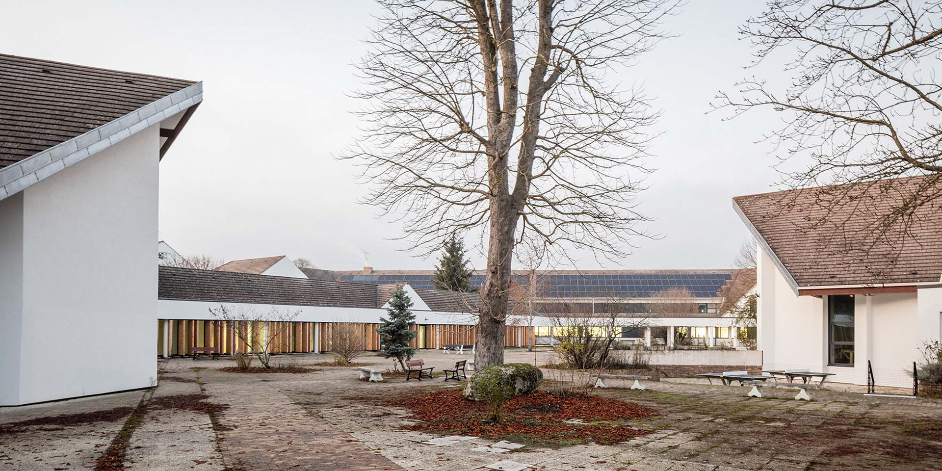 Vue de la cour principale