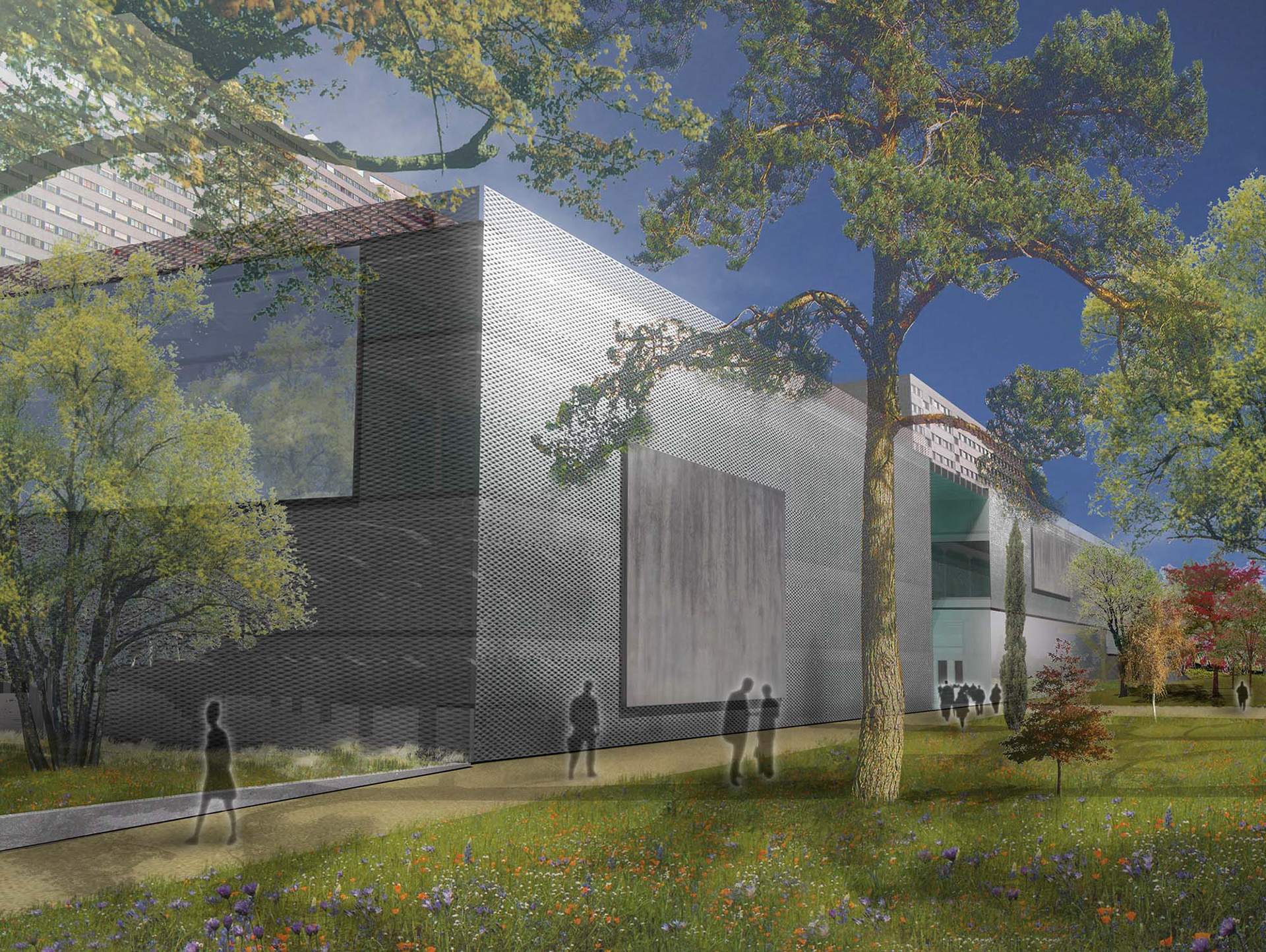 2004 - Réhabilitation du centre commercial Charras à Courbevoie