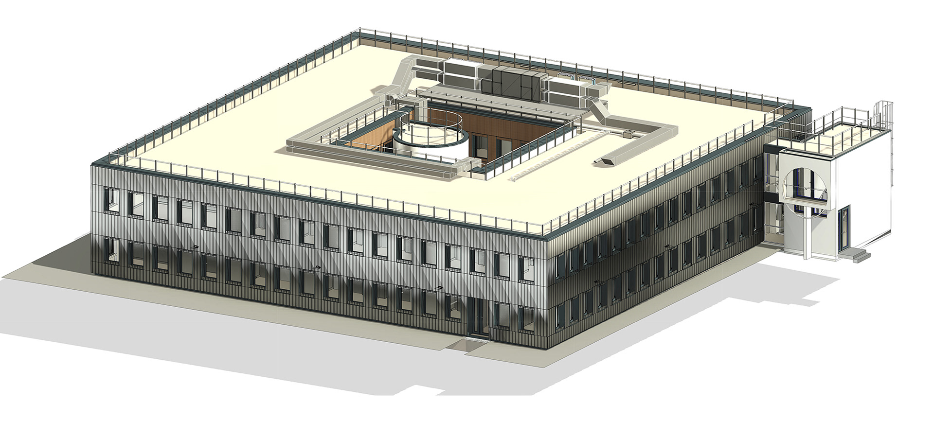 Vue axonométrique du projet