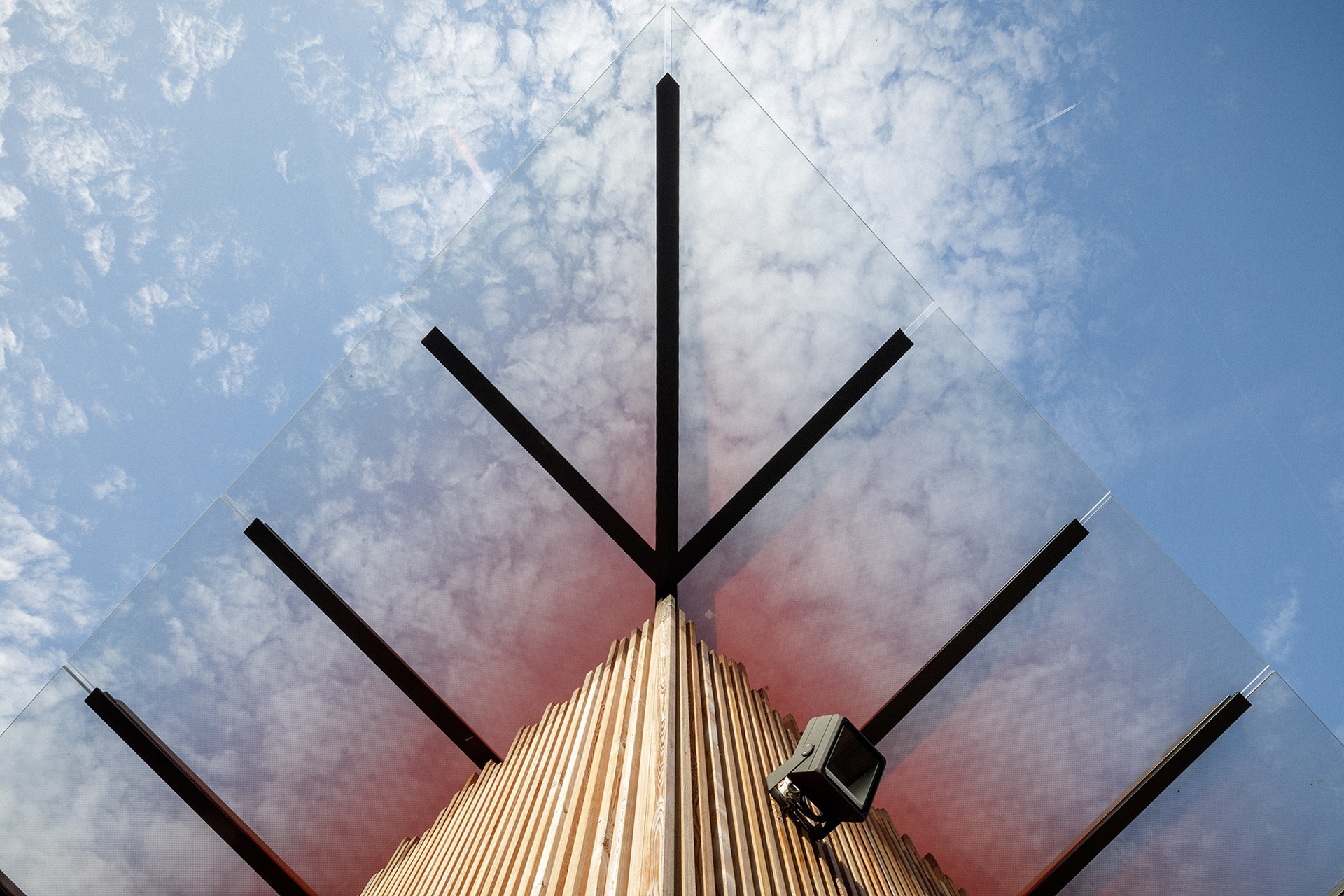 Vue des marquises du bâtiment A