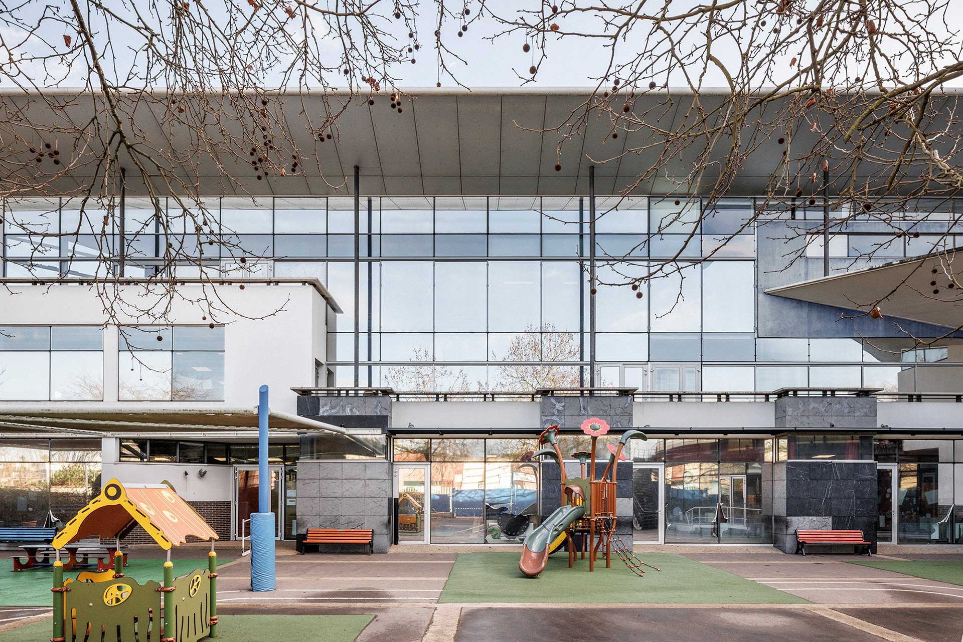 Groupe Scolaire Claude Monet - Façade école maternelle