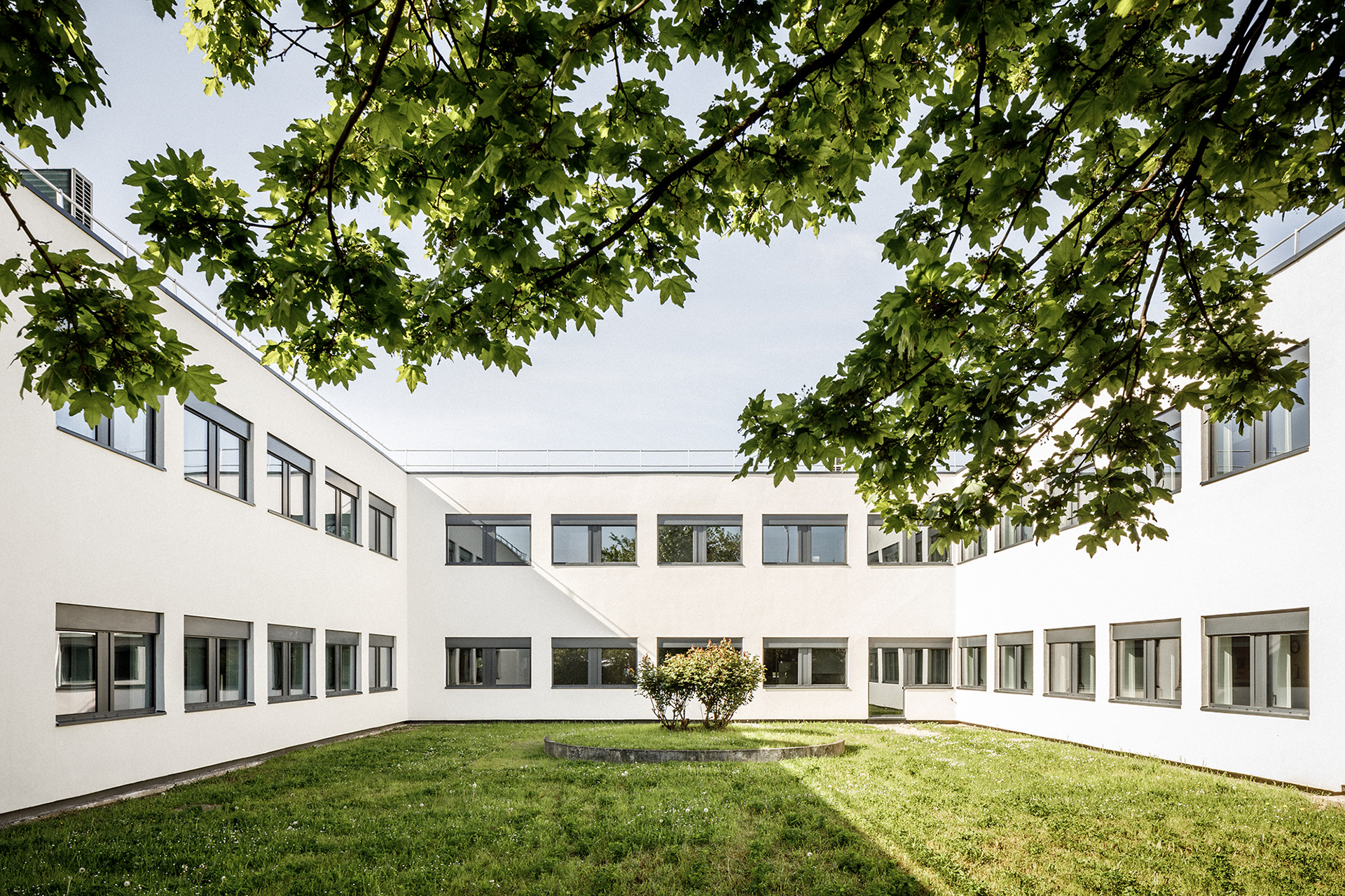 Vue de la cour centrale