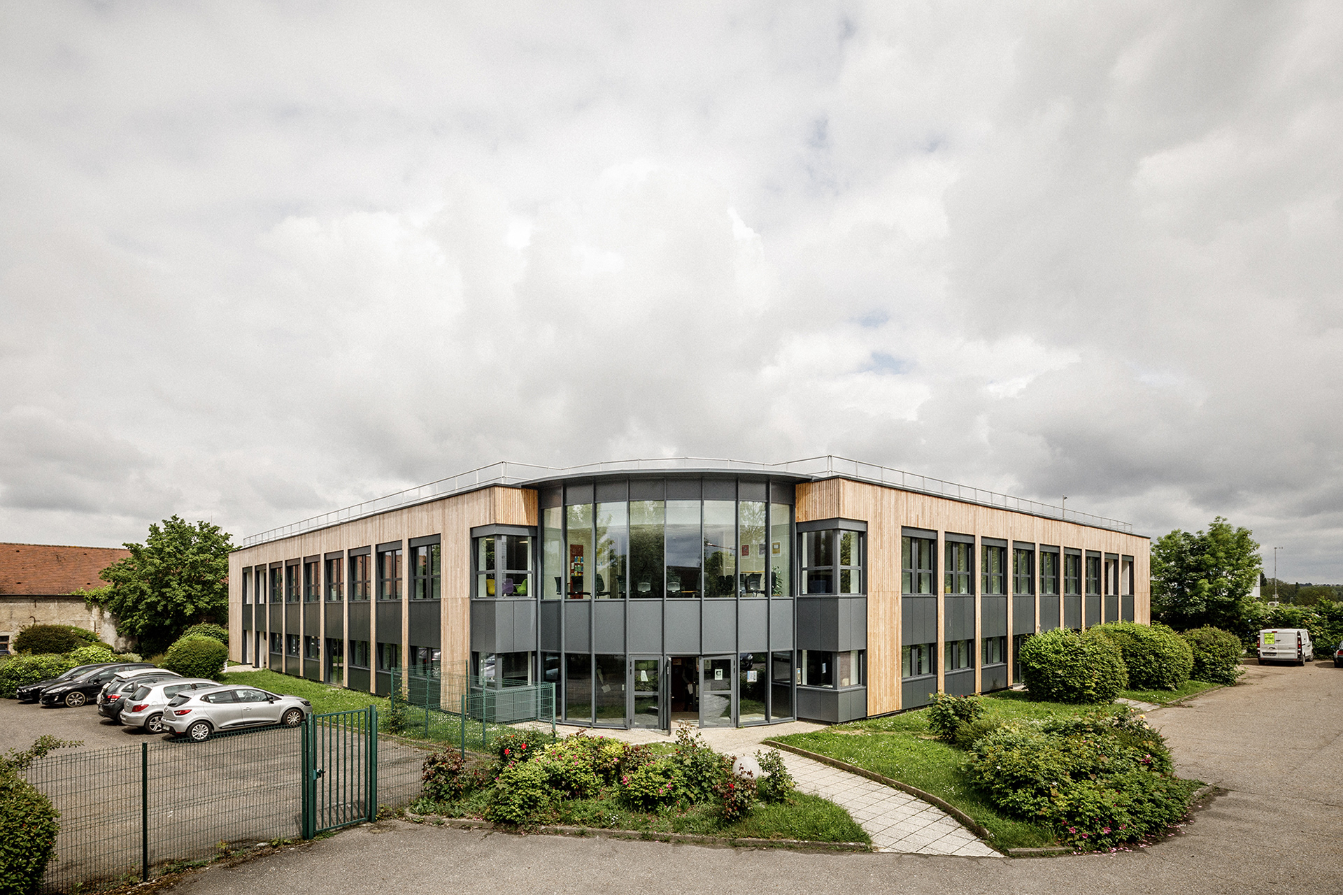 Photographie du projet depuis la rue Berthelot