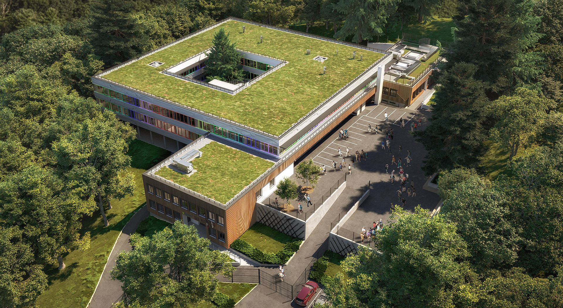 Collège Bel Air de Meudon - Perspective