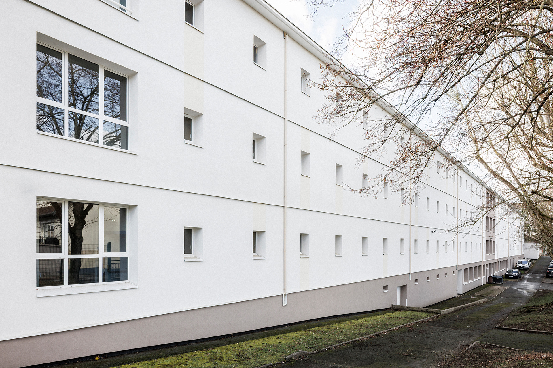 Groupe Scolaire Louis Pasteur - Vue de la façade arrière