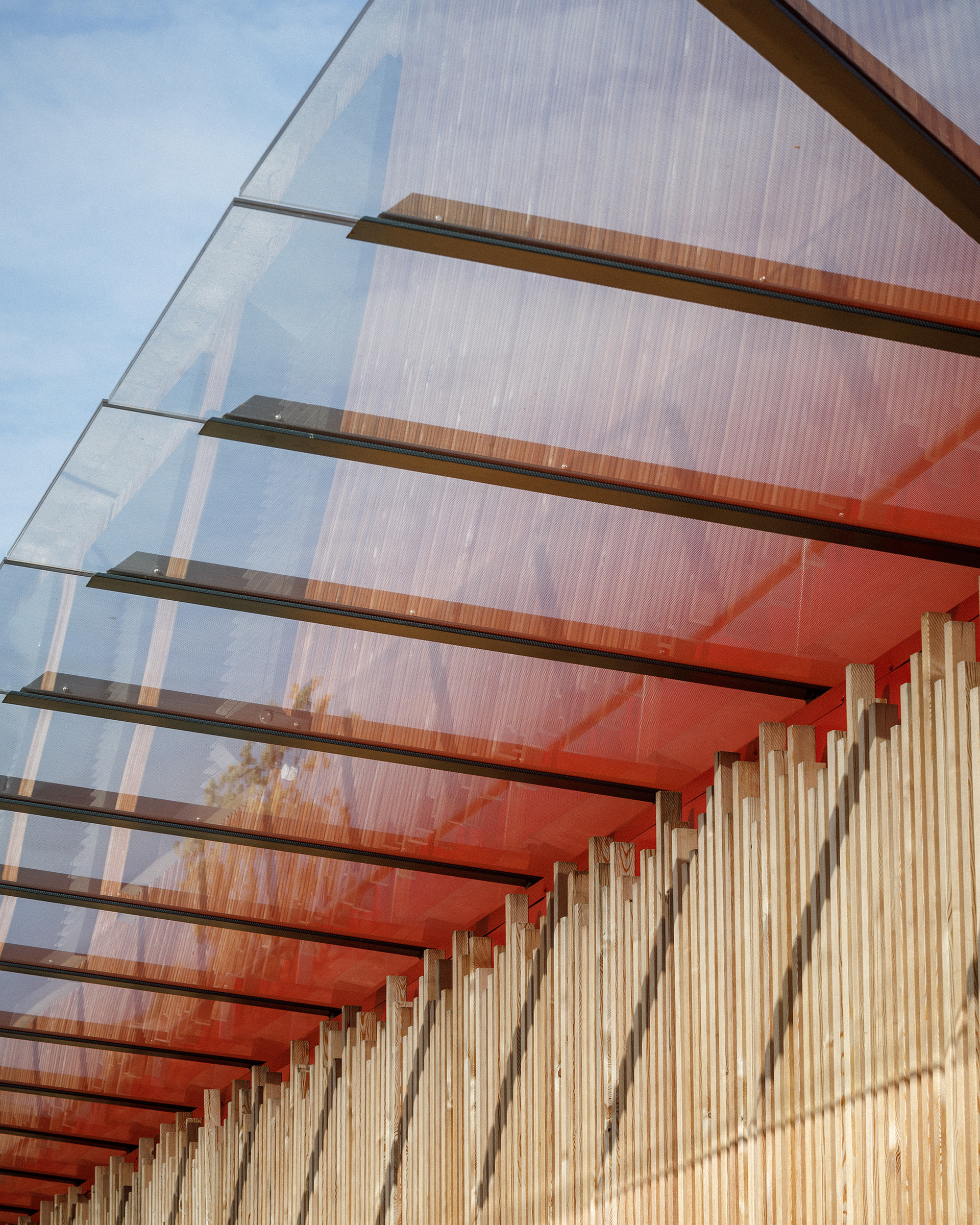 Vue des marquises du bâtiment A