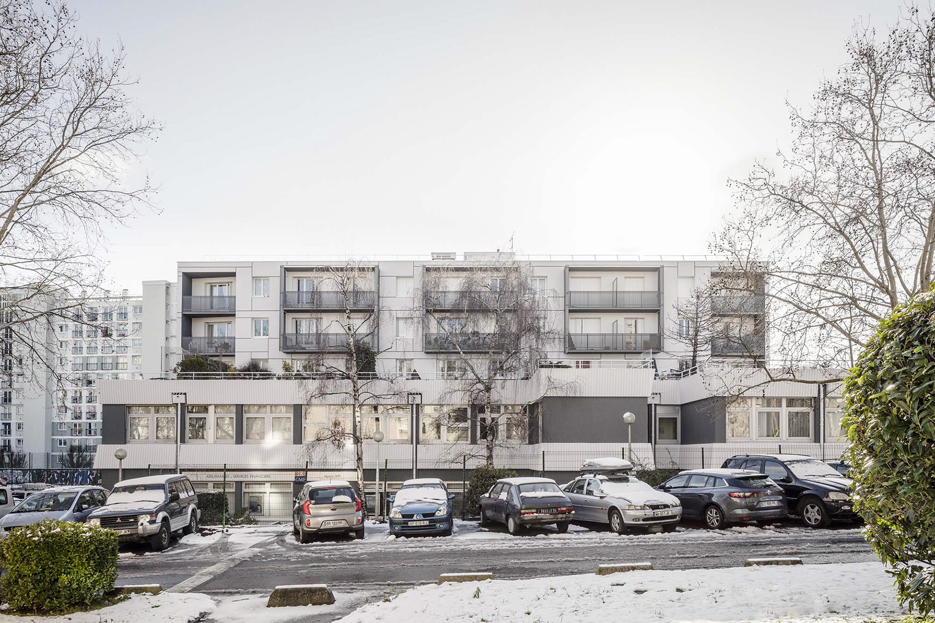 La façade Ouest