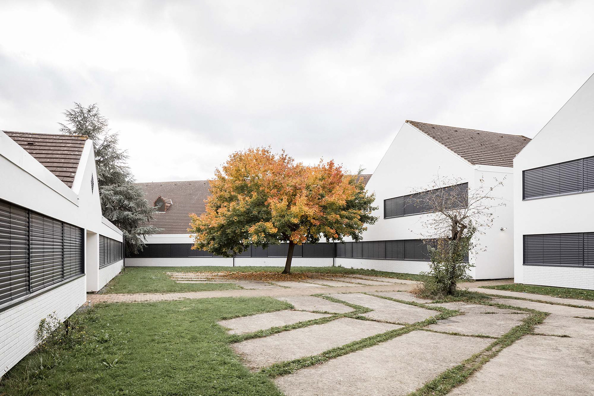 Vue de la cour arrière