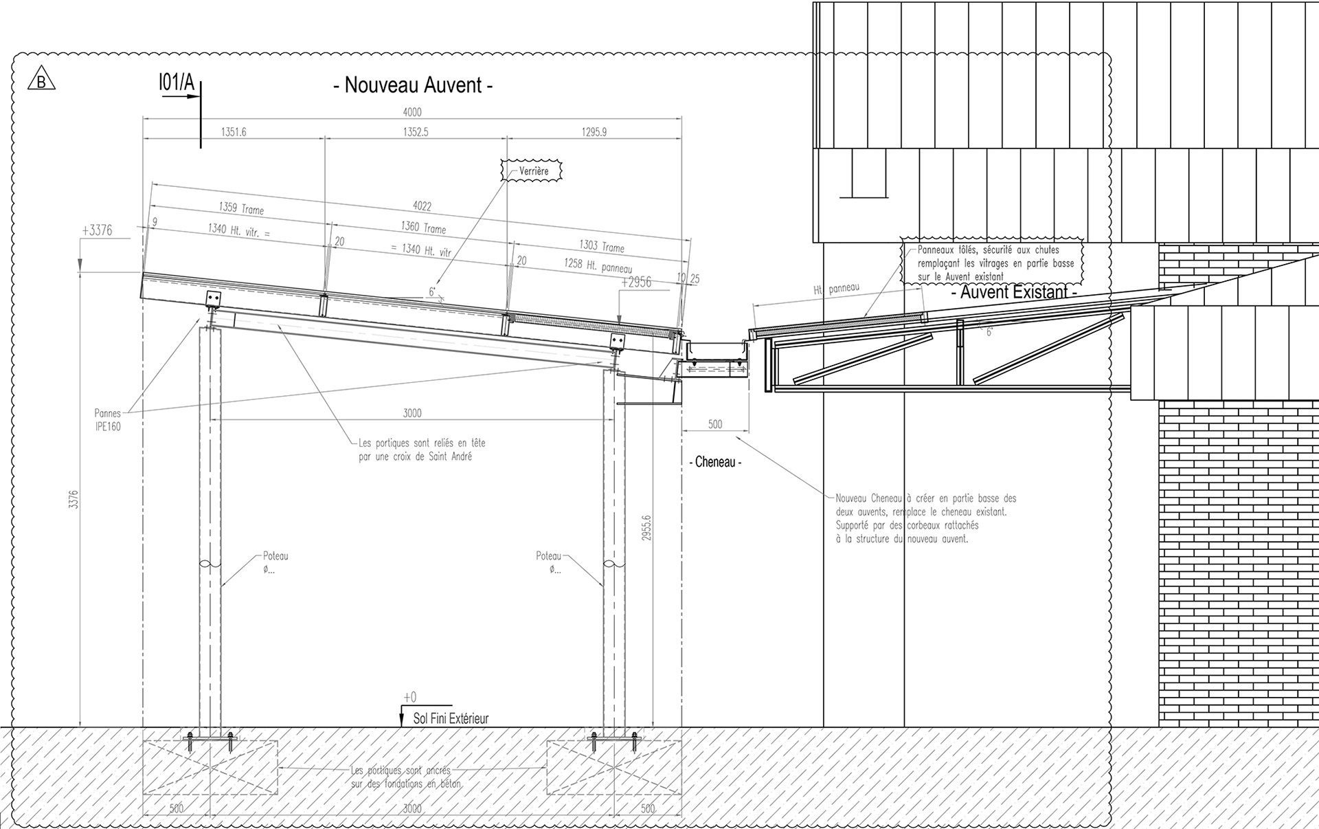 Collège Yves du Manoir de Vaucresson - Détail