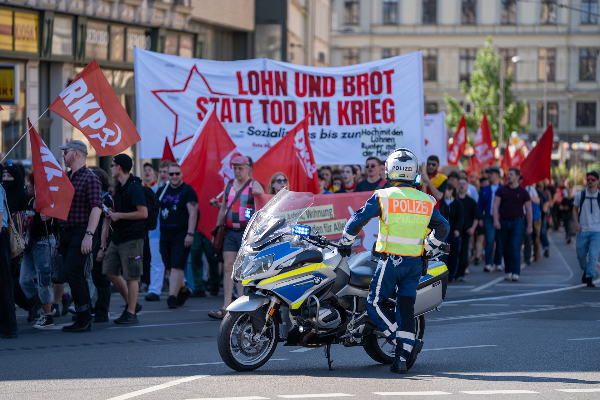 2025 Labor Day Protest in Leipzig, Germany