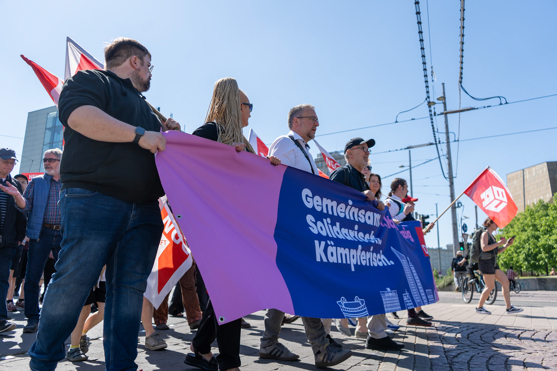 2025 Labor Day Protest in Leipzig, Germany