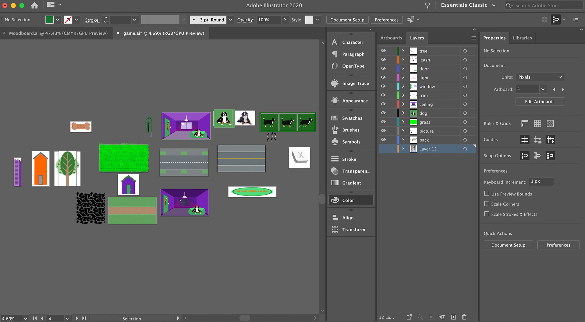 Adobe Illustrator Asset Creation
