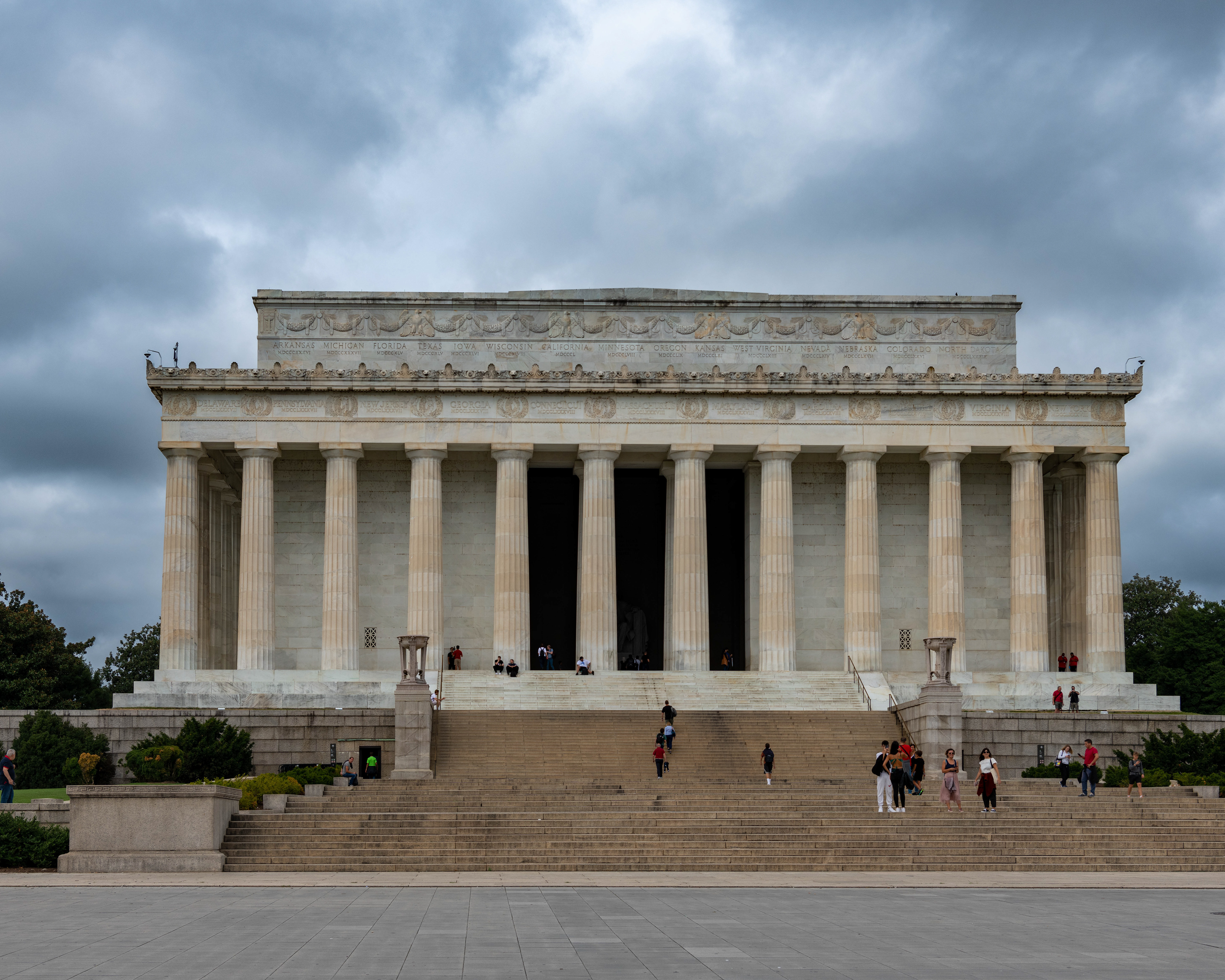 Overcast day at the Memorial