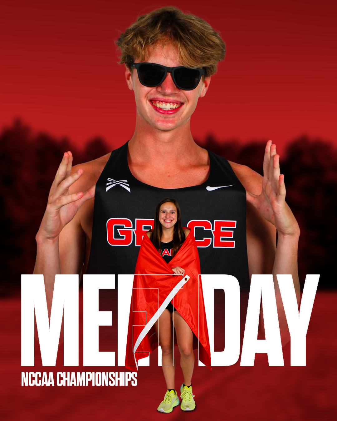 Project Name: Grace XC NCCAA Size: 1080px x 1350px Photographer: Josh Neuhart Media: Adobe Photoshop