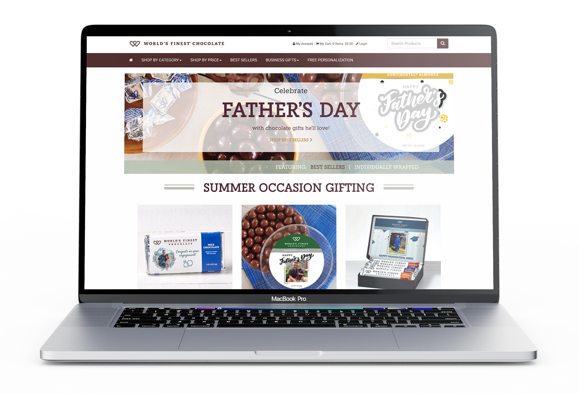Father's Day website banner design