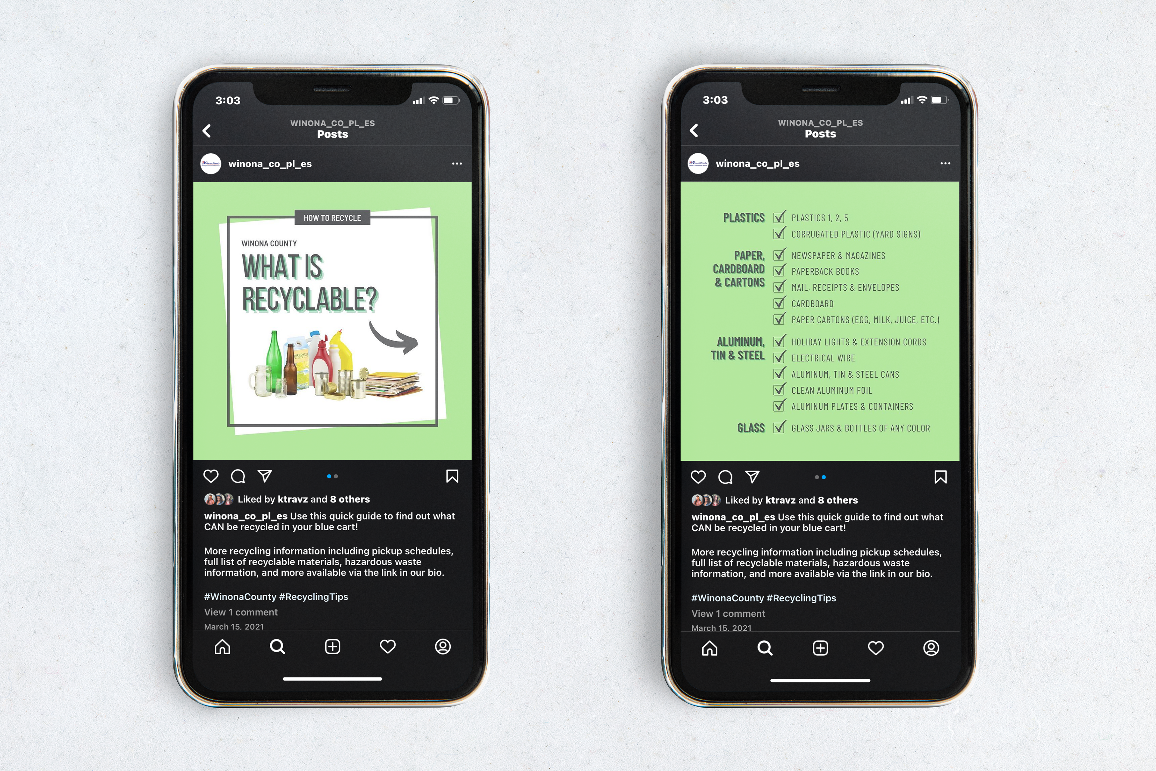 Recycling education digital design