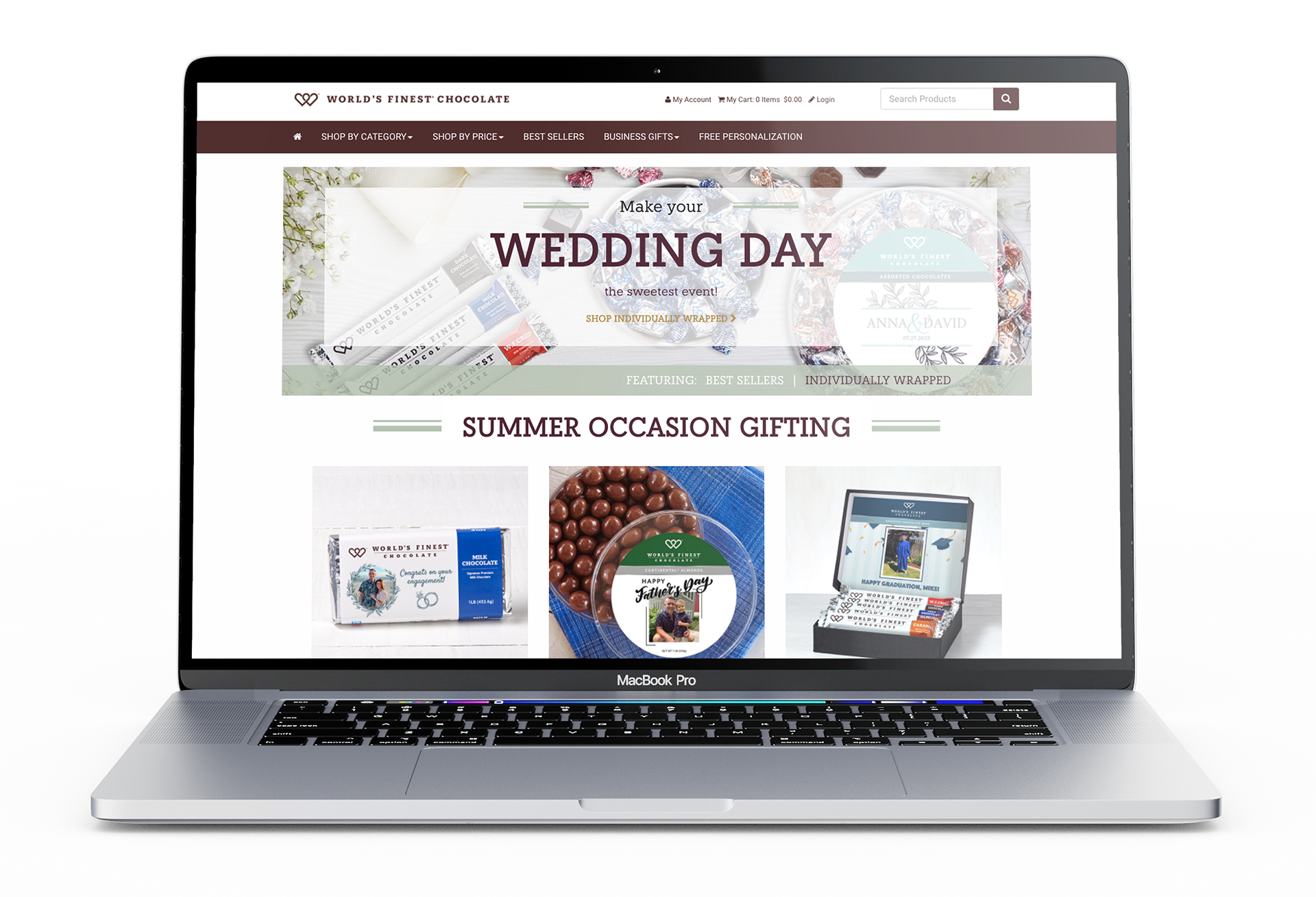Wedding theme website banner design