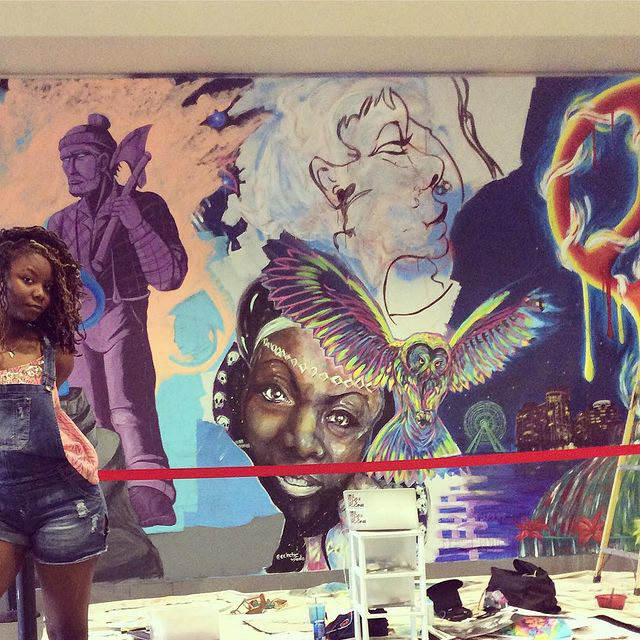 2017 Mural Project - Fashion Square Mall - Orlando, Florida.