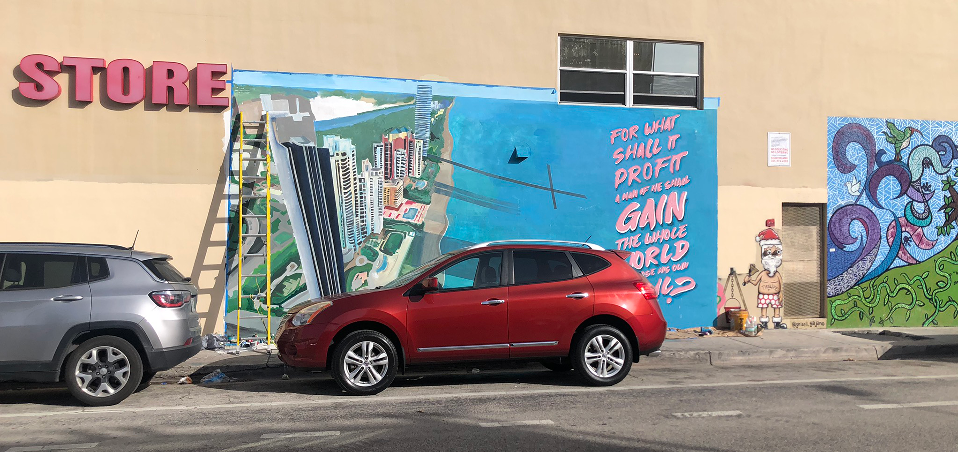 2020 Mural in Wynwood, Miami on the Salvation Army 