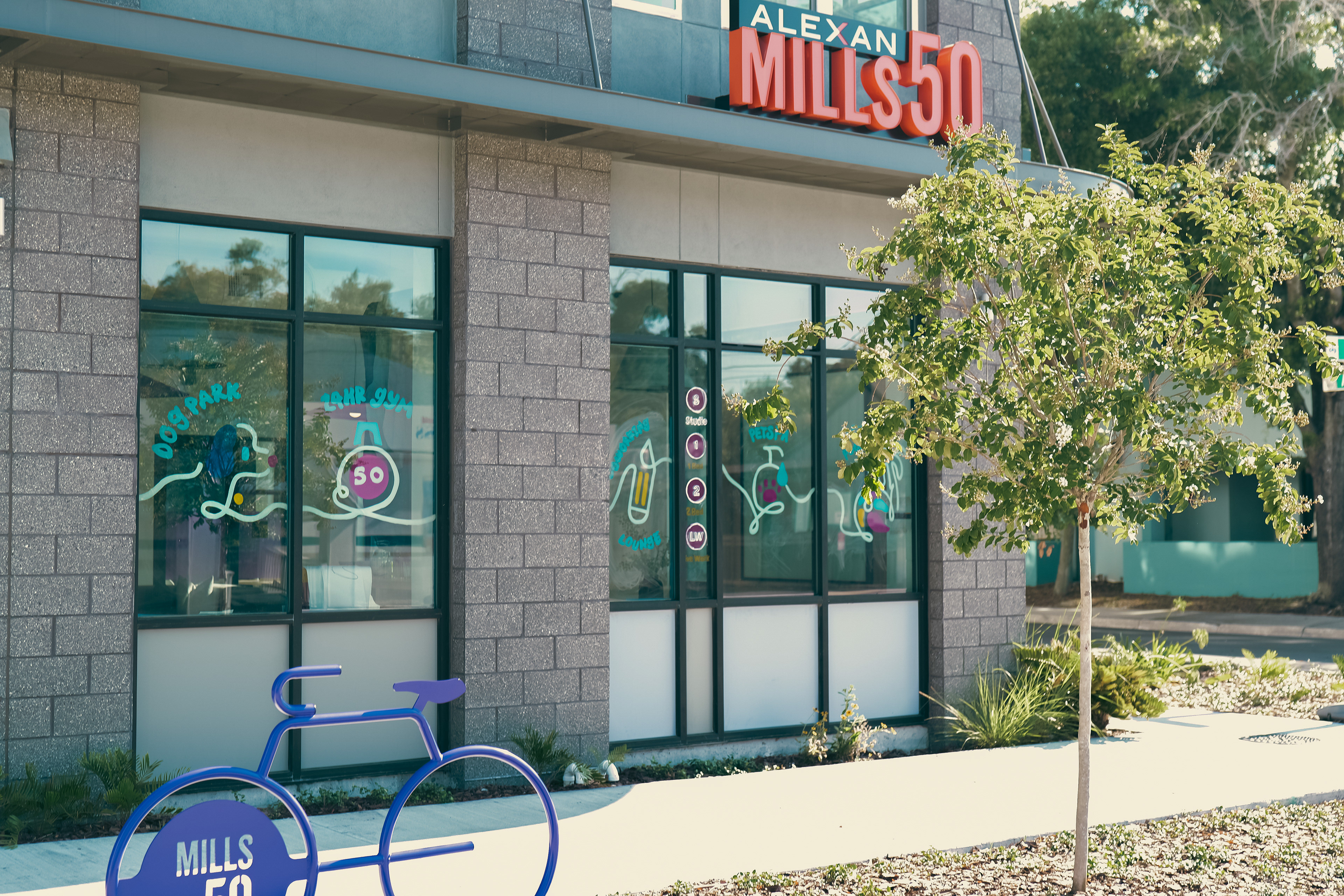 2024 - Nadya Nickels - Alexan Mills 50 Window Painting