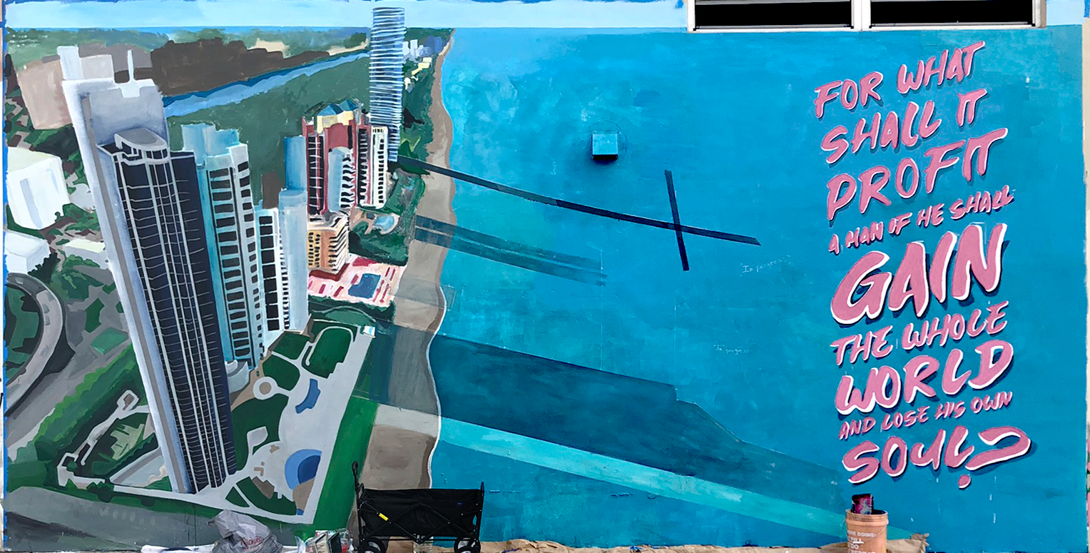 2020 Mural in Wynwood, Miami on the Salvation Army 