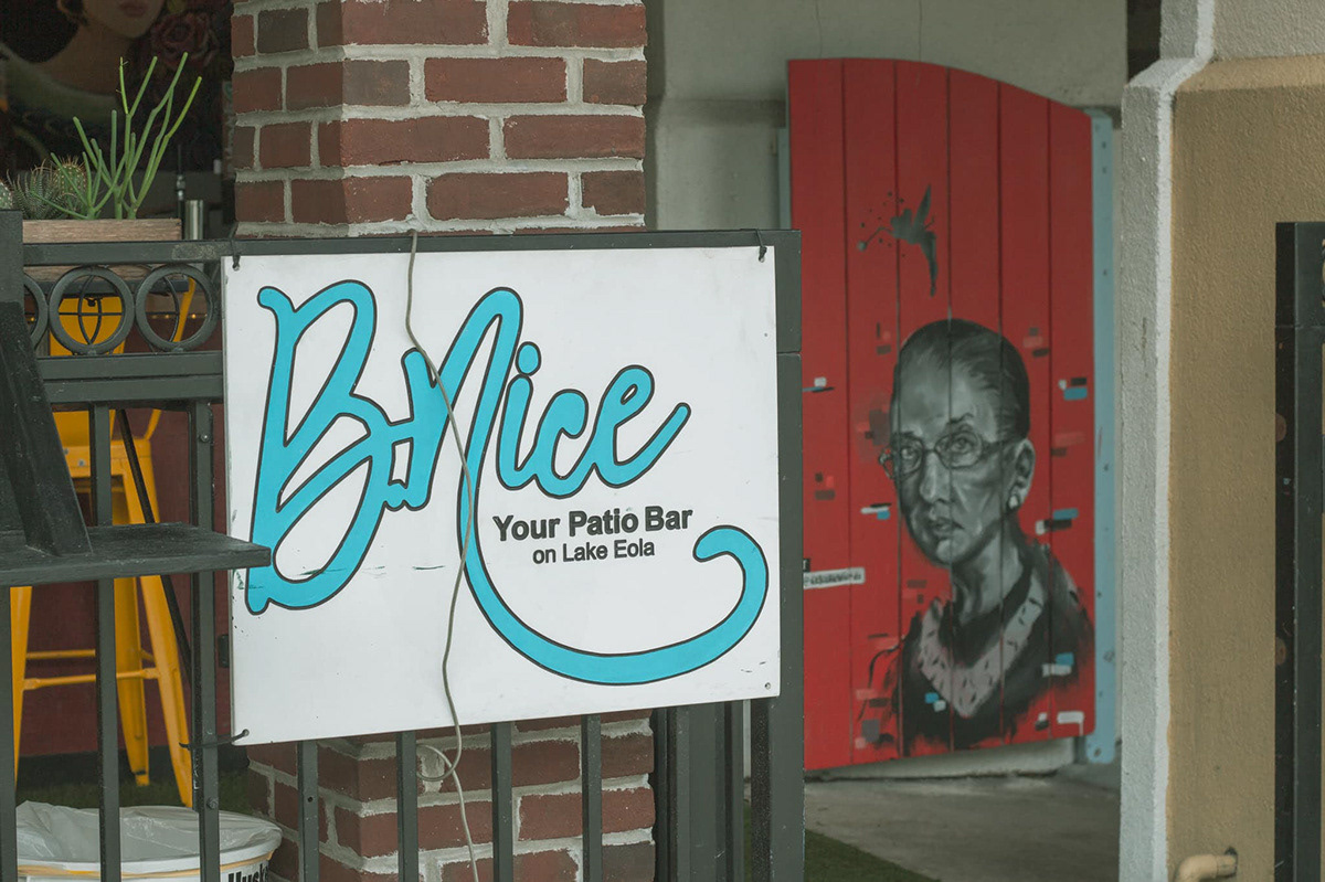 2020 Copyright - Mural by Nadya Nickels of Breonna Taylor & Ruth Bader Ginsburg