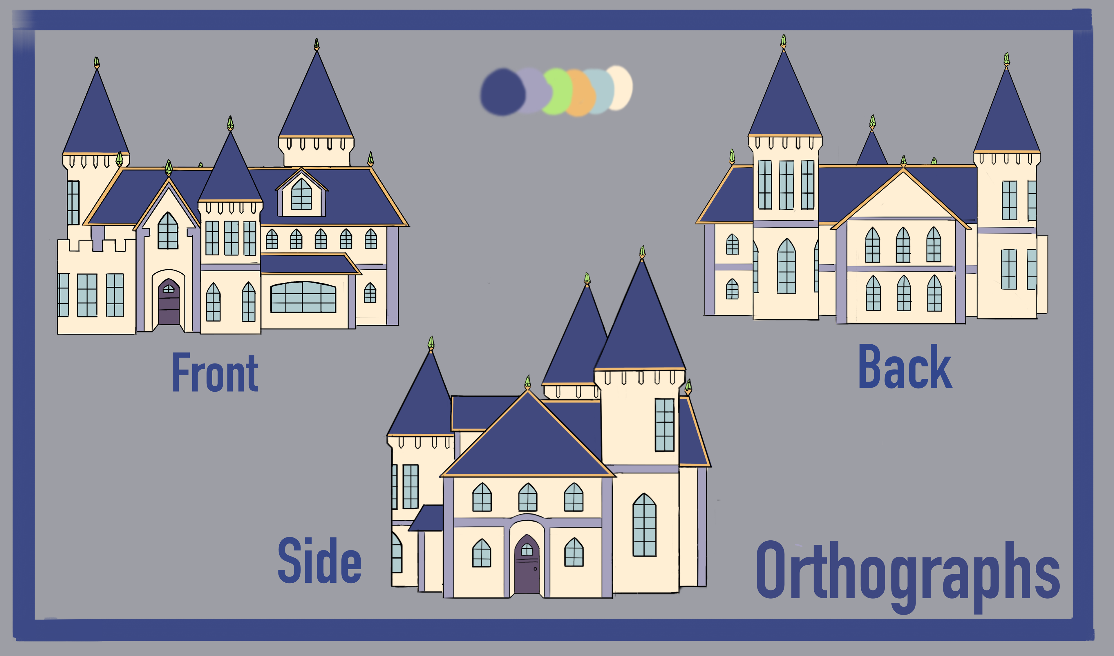 Nobleman's Palace Orthographs - 2022