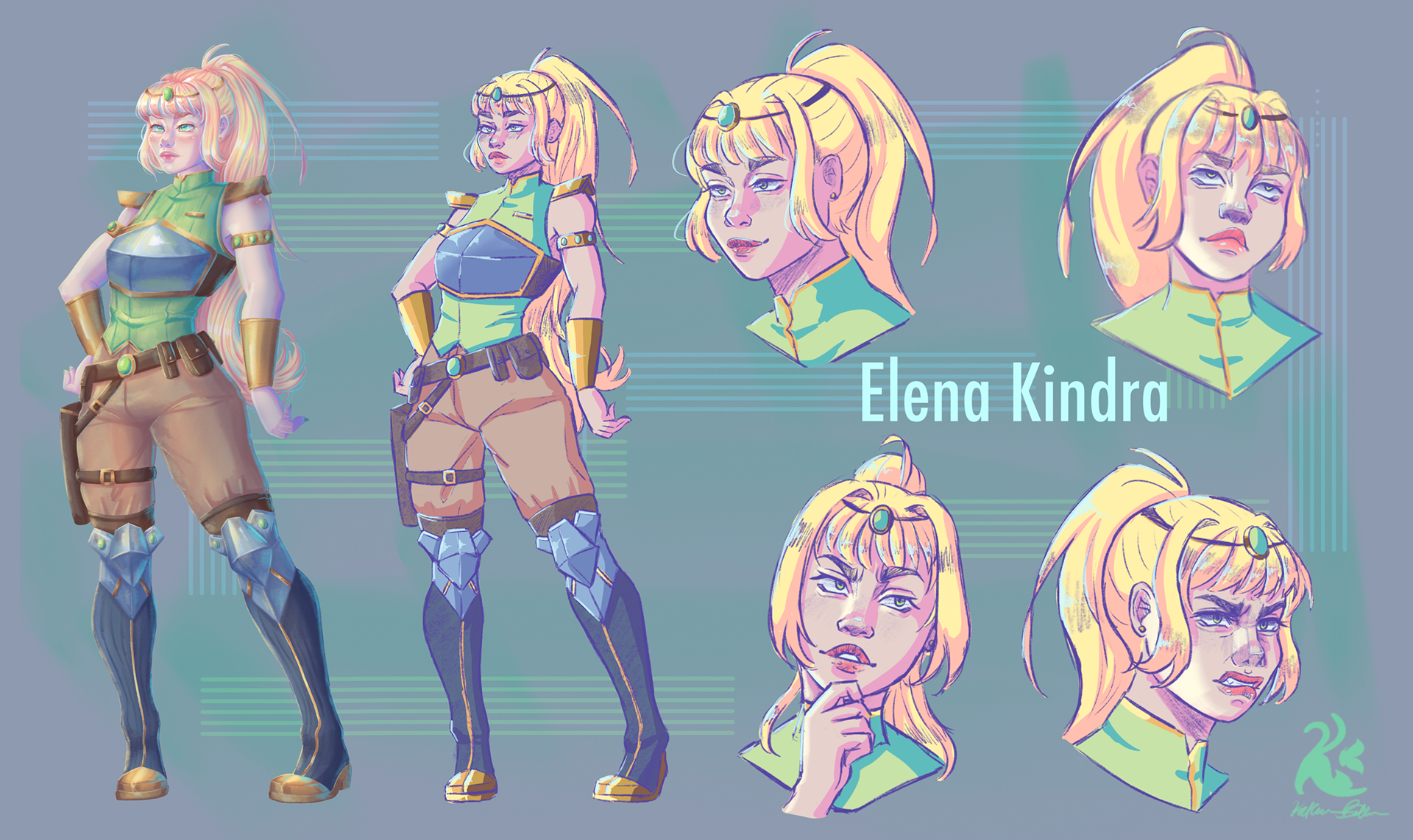 Elena Kindra Character Sheet - 2023