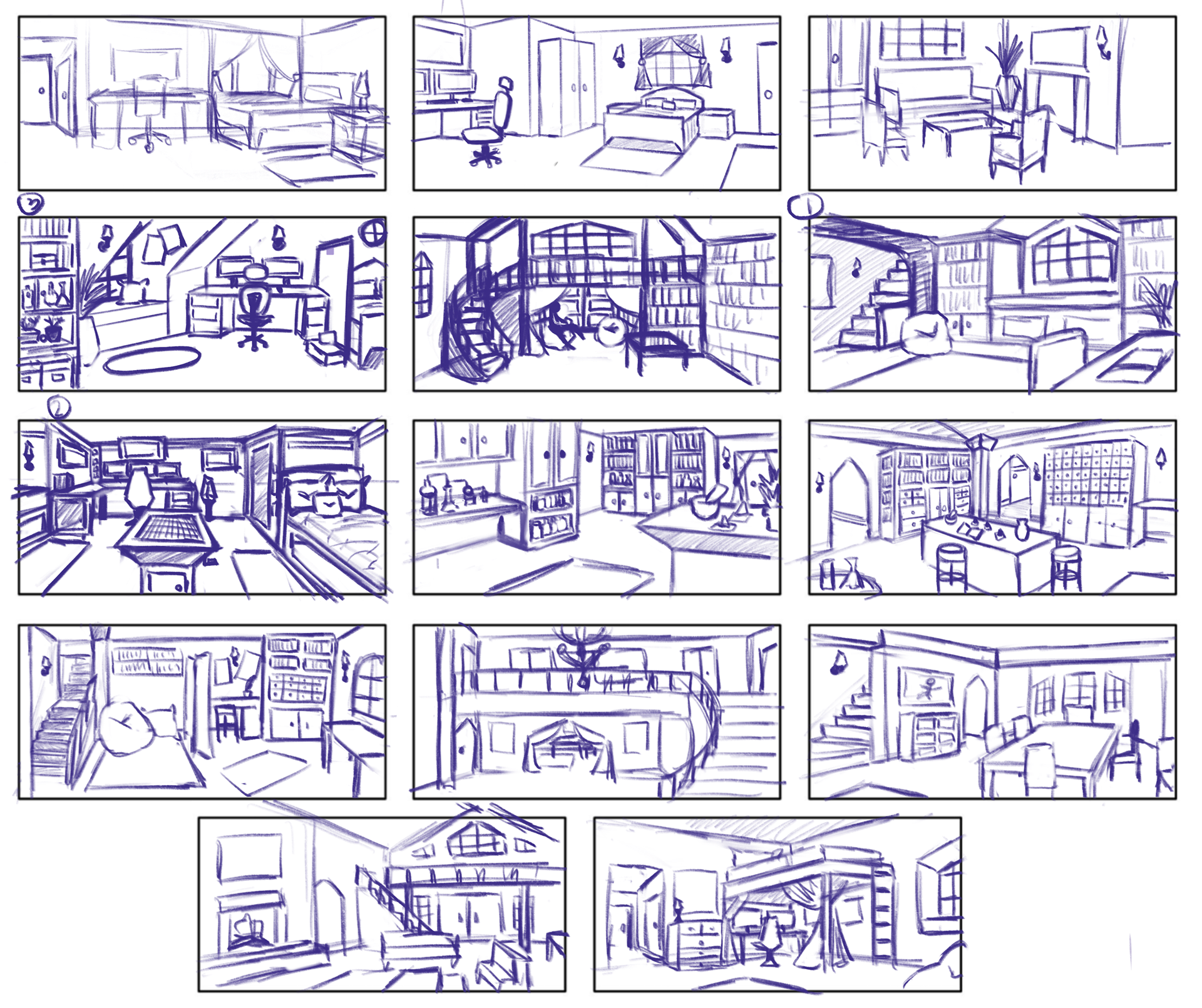 Interior Backgrounds Thumbnails - 2022