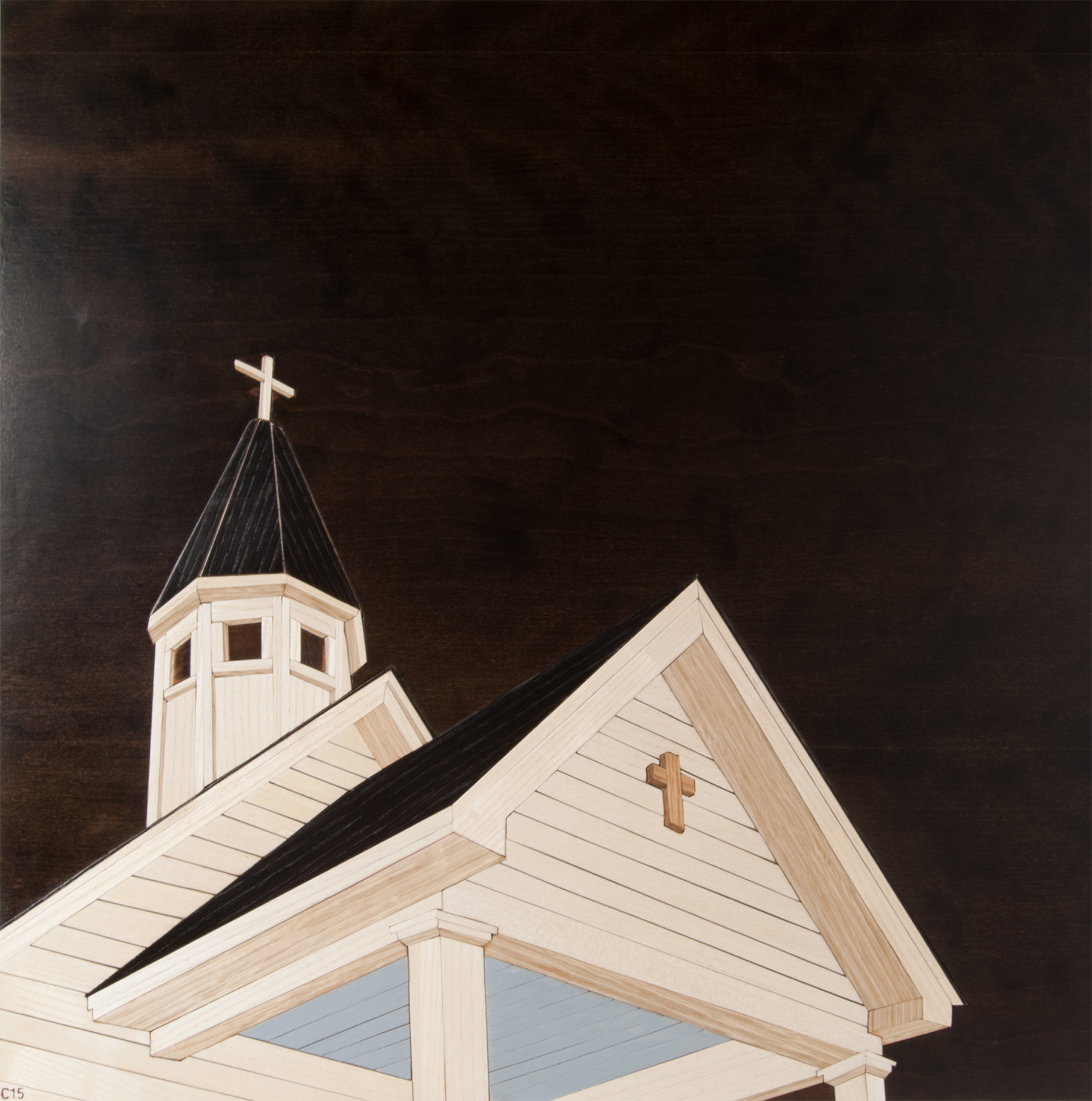 Harrell Chapel 40" x 40"