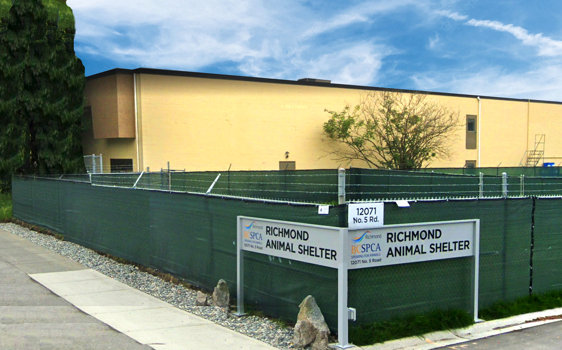 Current Front of Richmond Animal Shelter