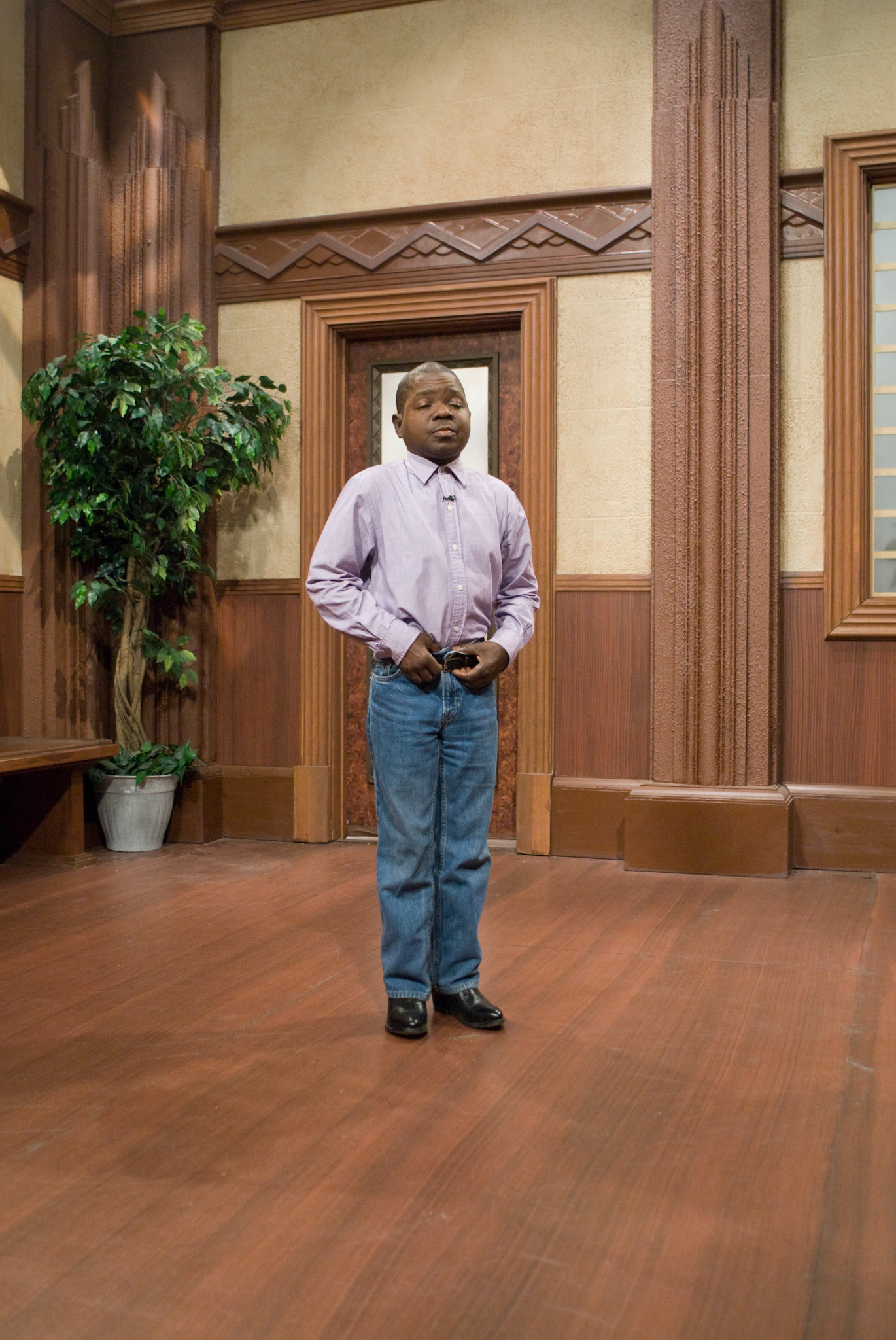 Gary Coleman on the set of the TV show Divorce Court