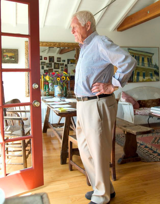 Orsen Bean (actor/game show host) in his home in Venice Beach, CA
