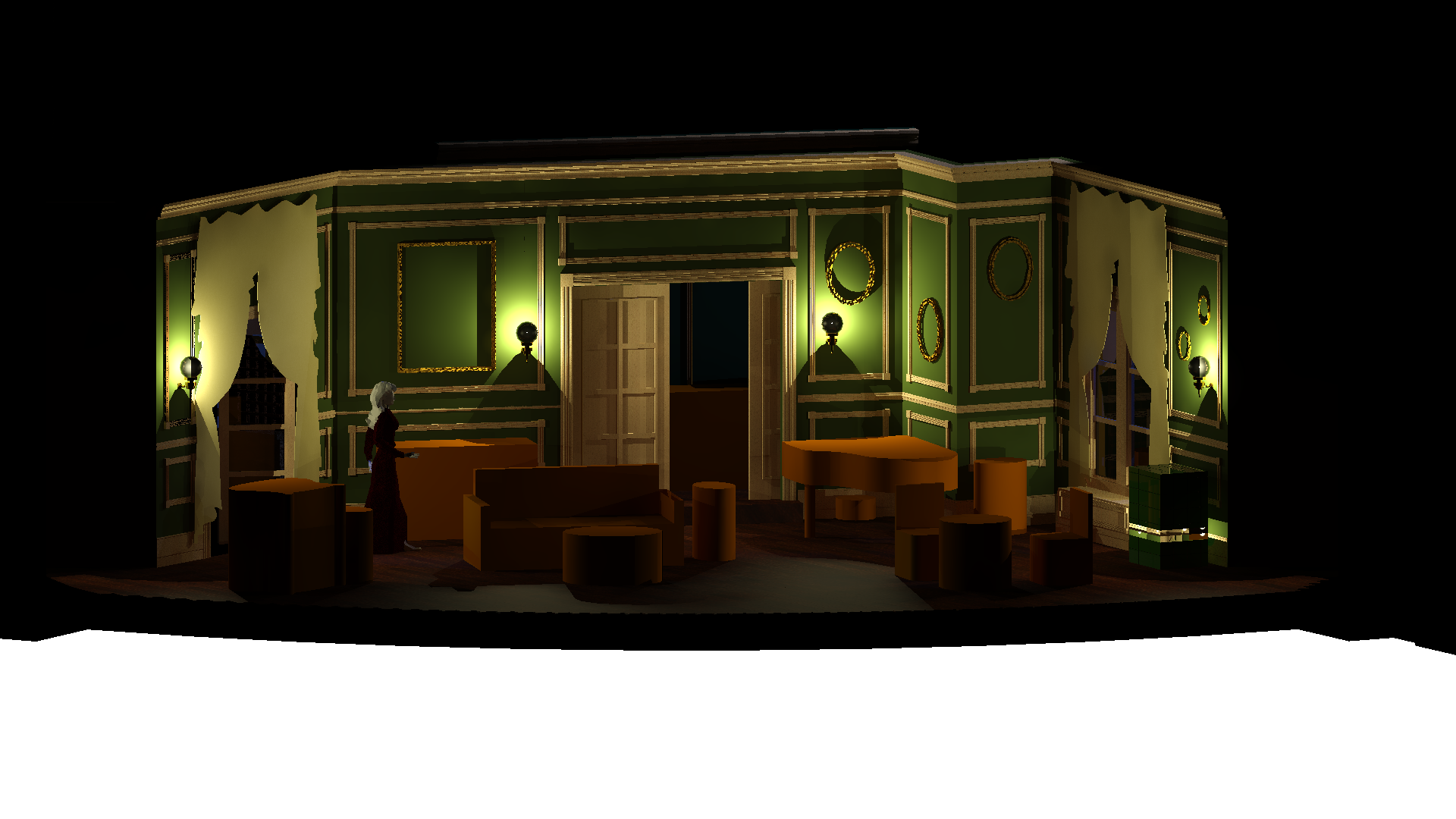 Hedda Gabler Night Scene