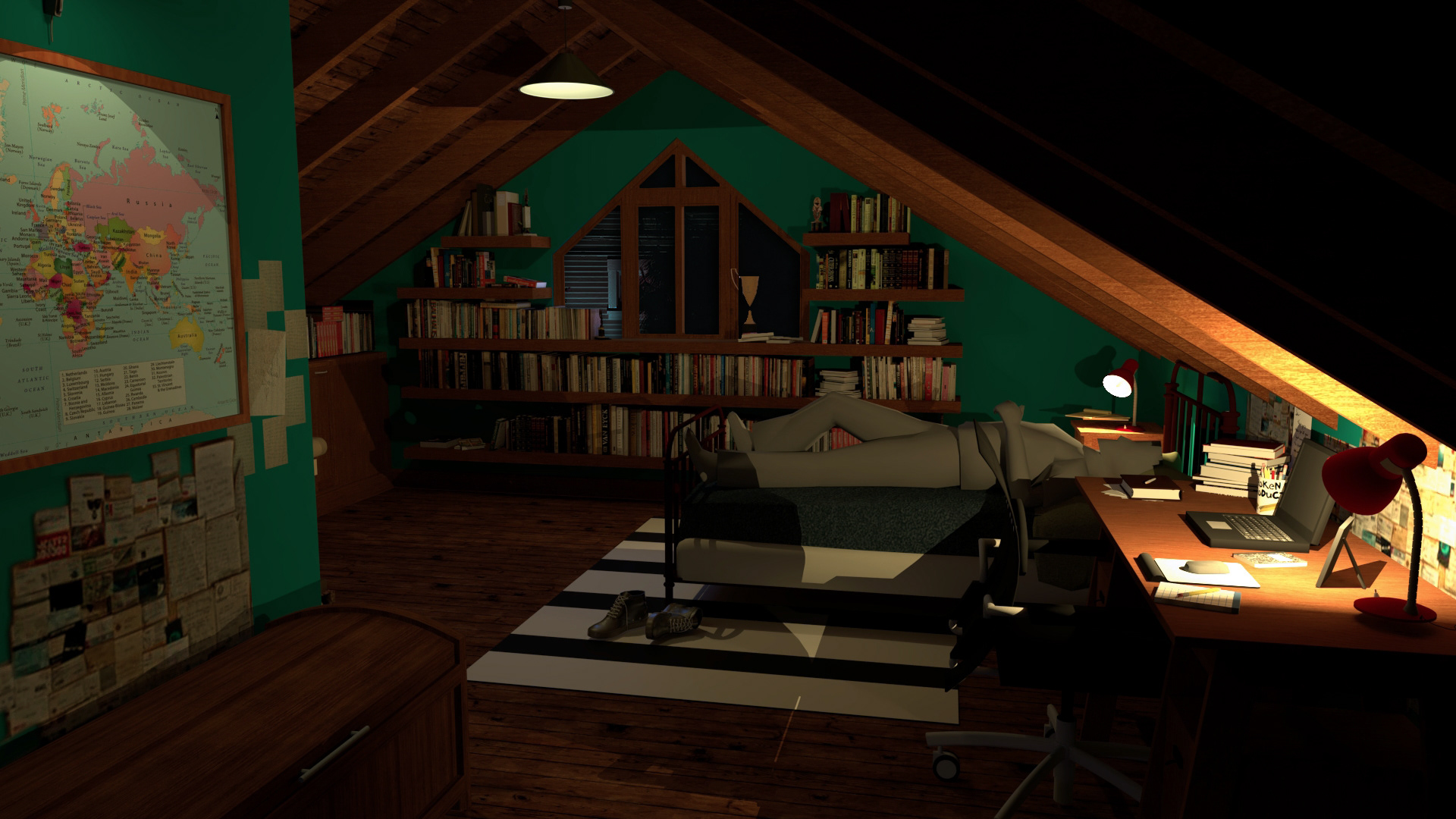 Ethan's Attic Room