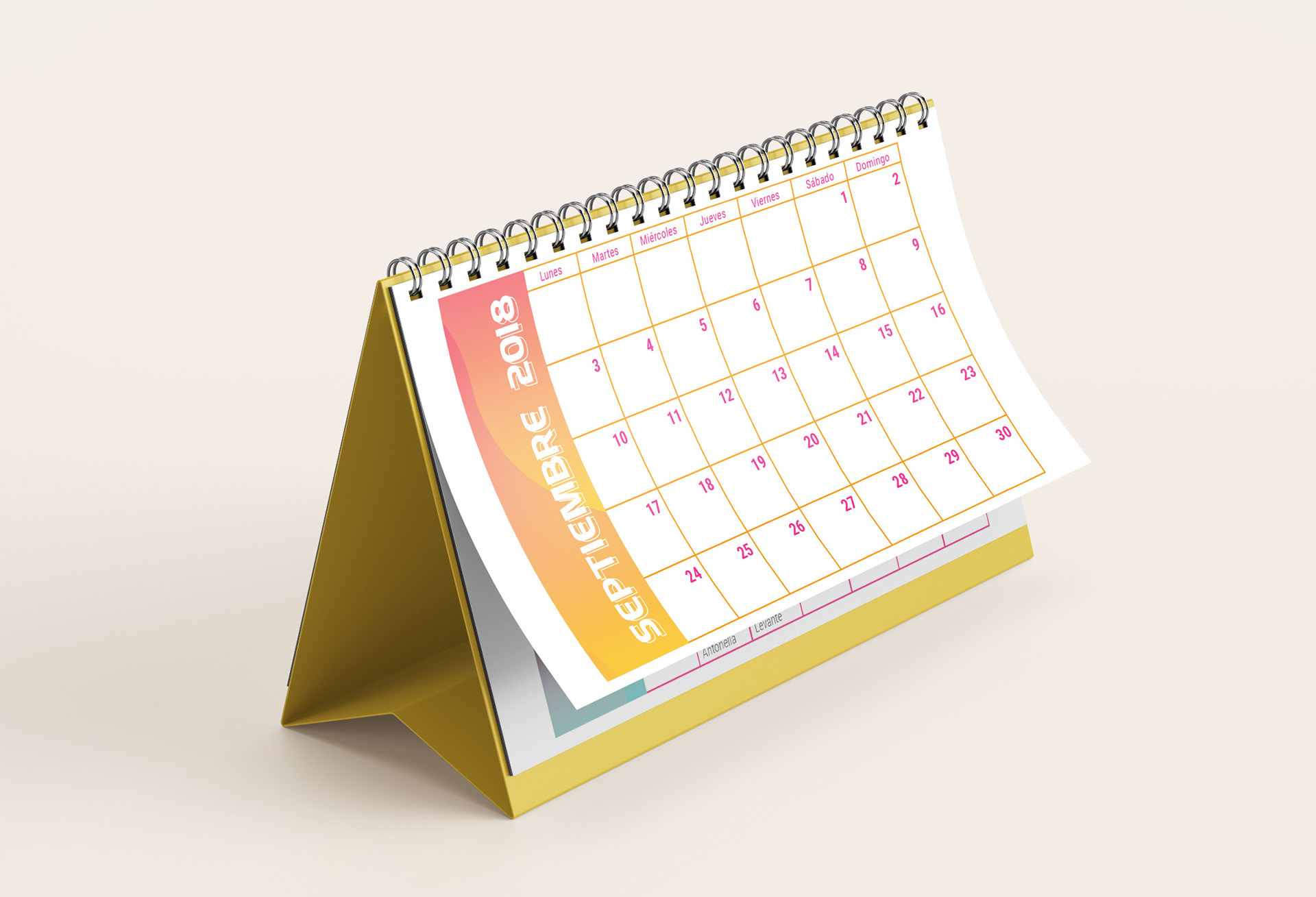 Calendario Tezenis