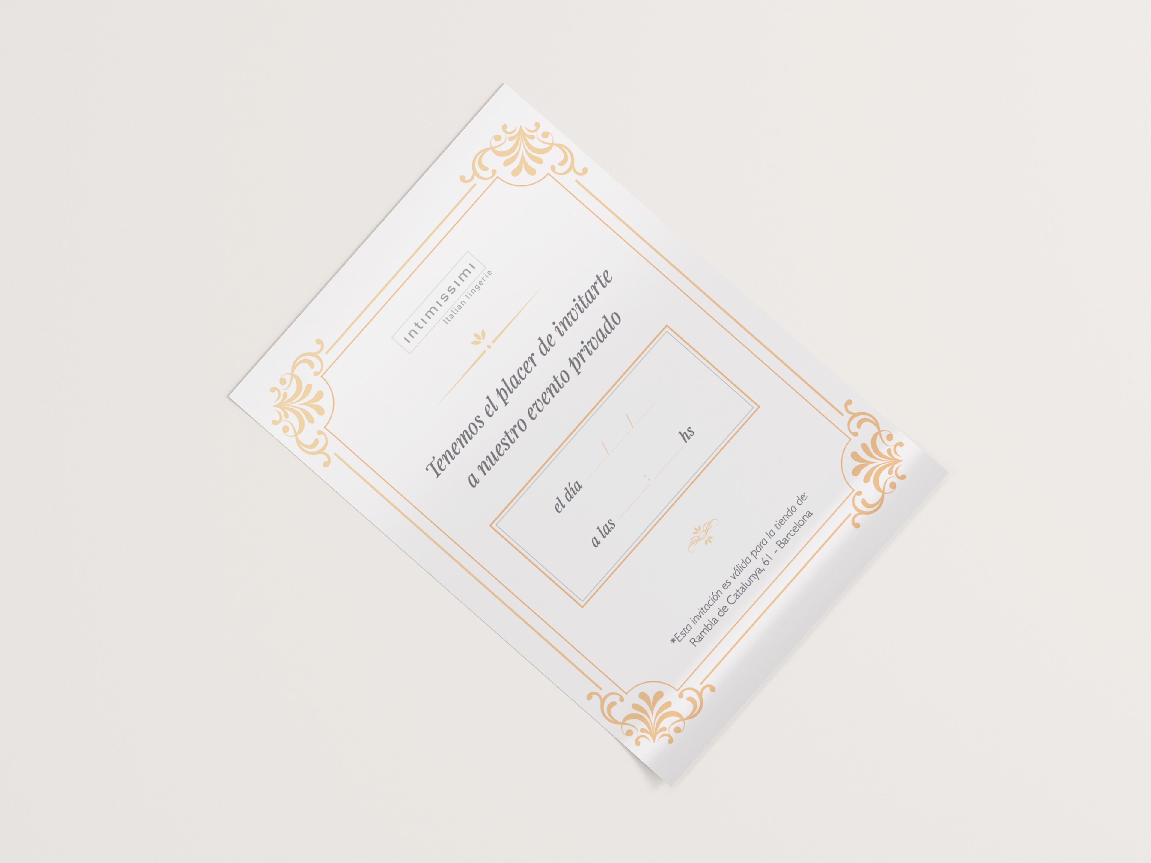 Invitación para franquiciados