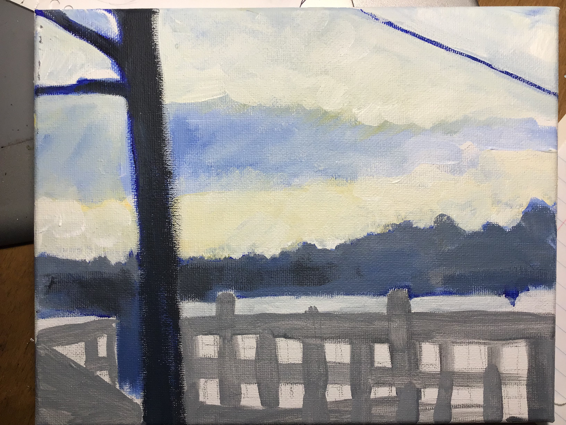 8" x 10" acrylic on canvas