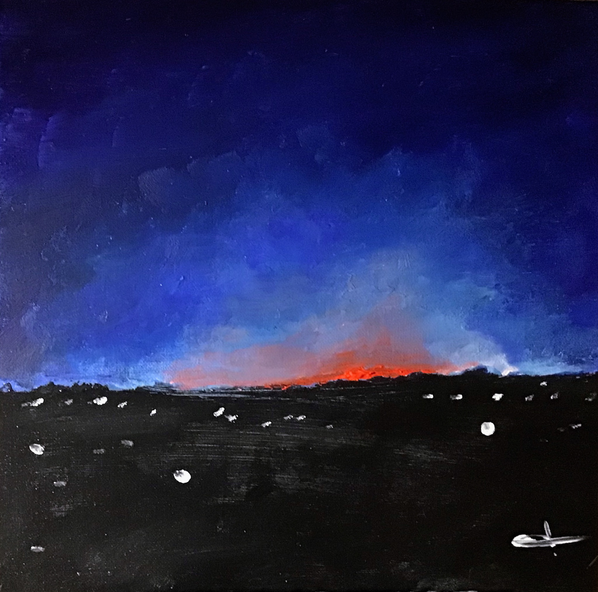 12" x 12" acrylic on canvas board