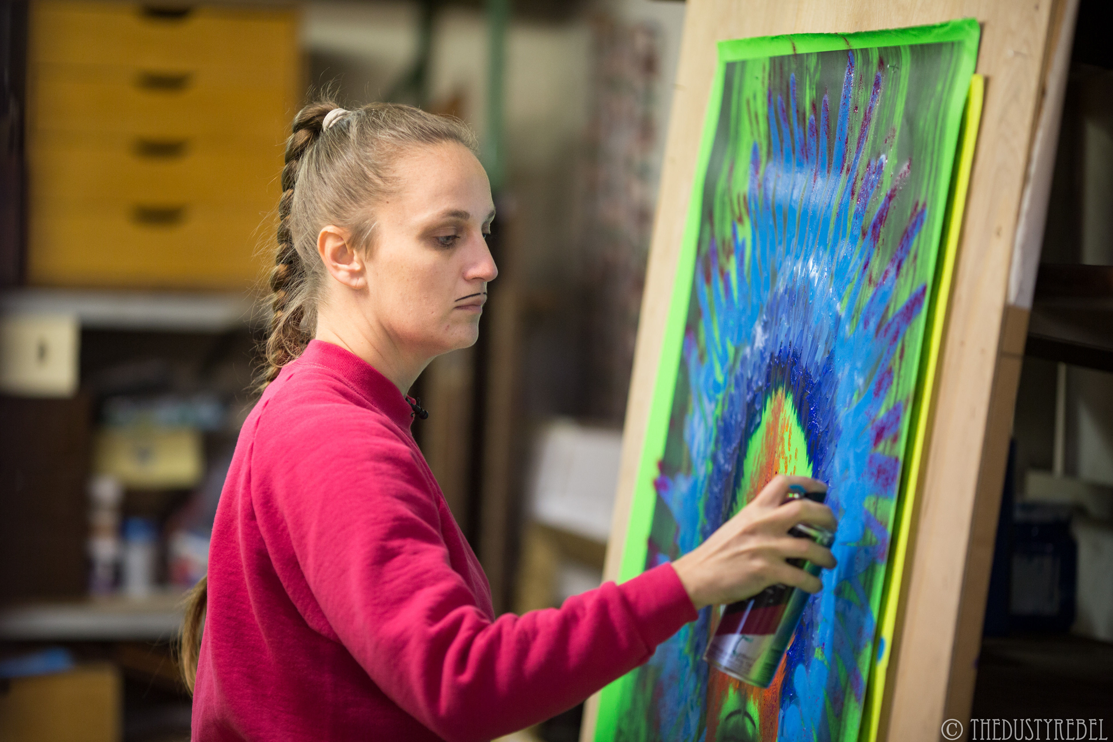 KASHINK painting in Paris, 2017