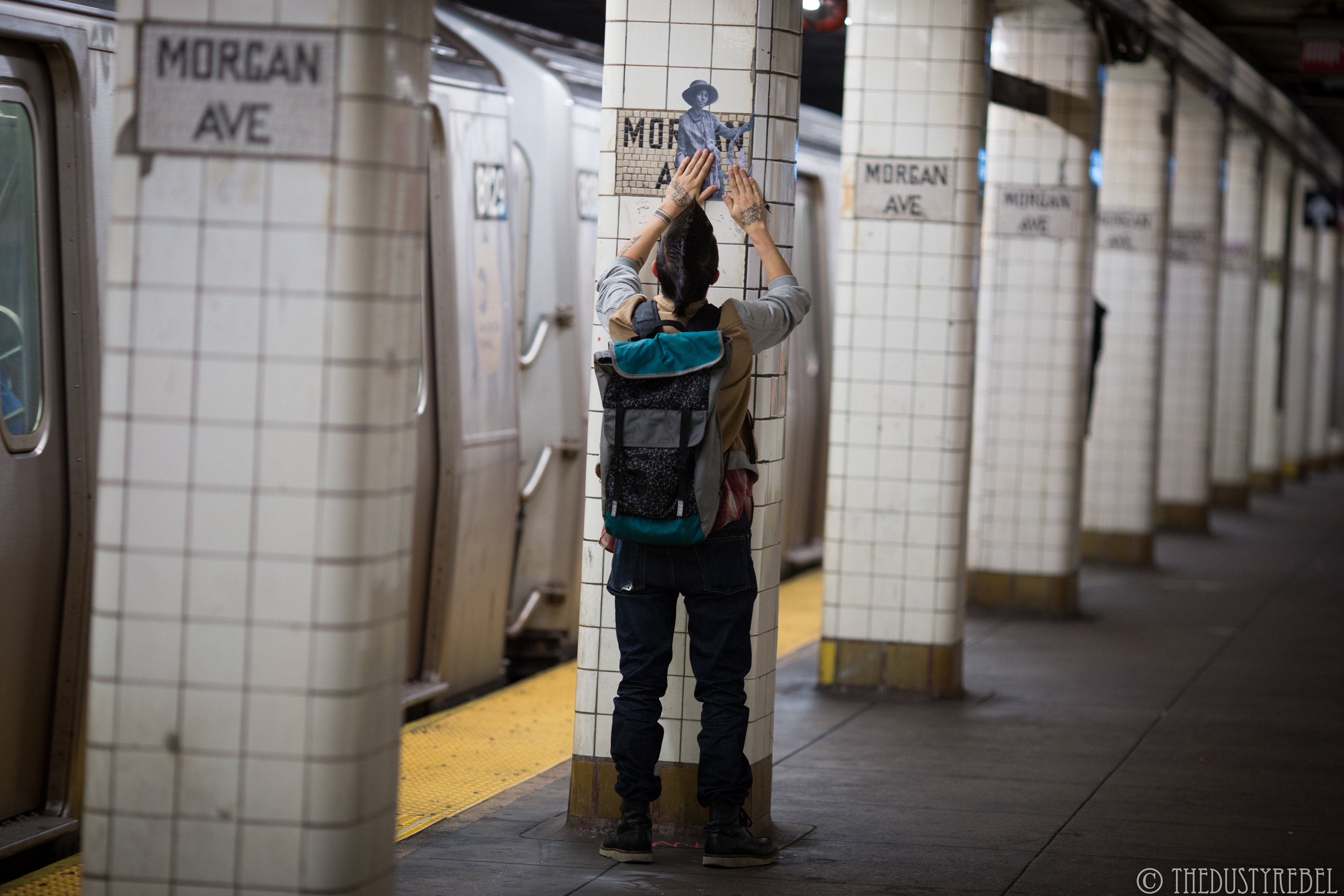 Jilly Ballistic at work, NYC (2017)