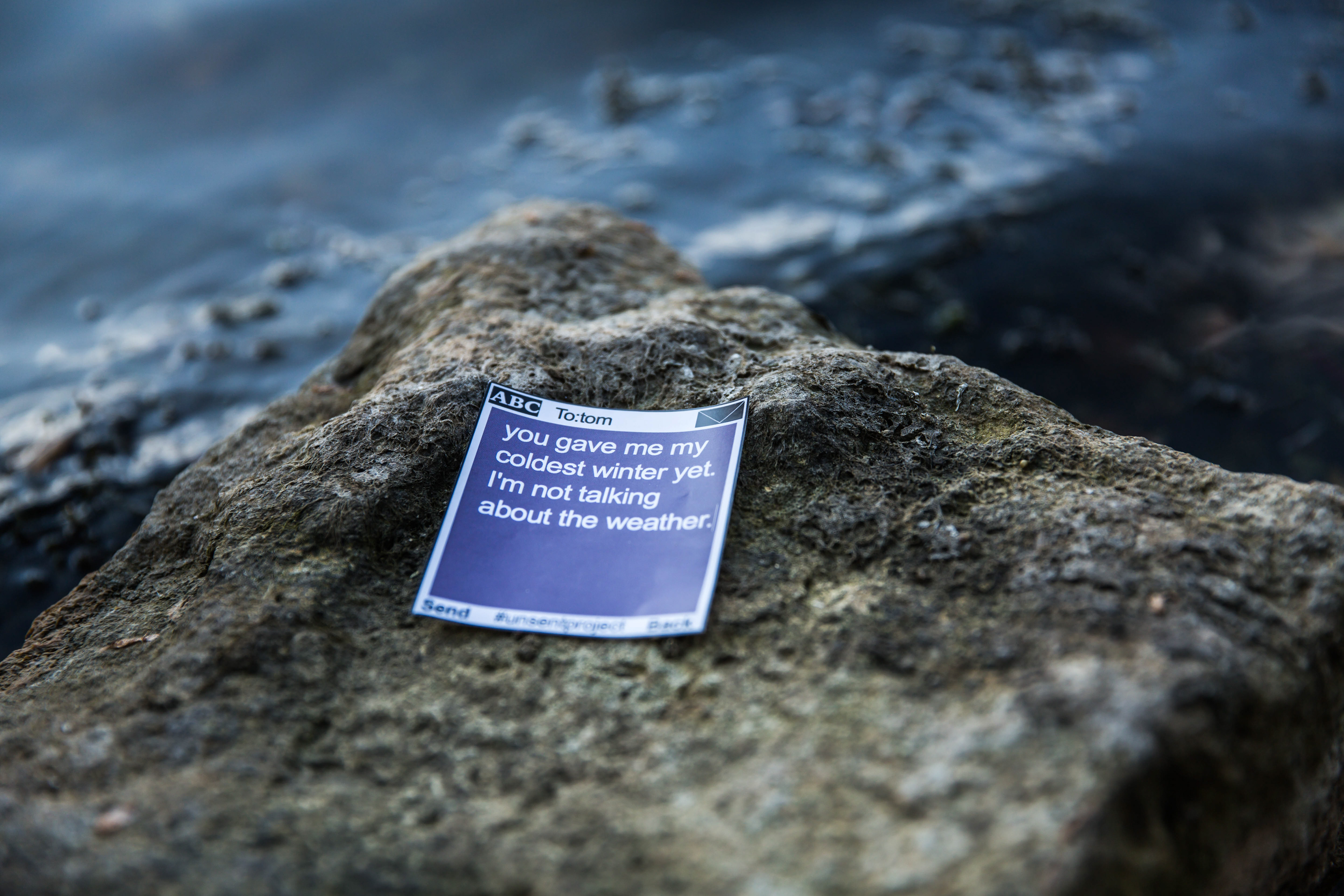 The Unsent Project Sticker